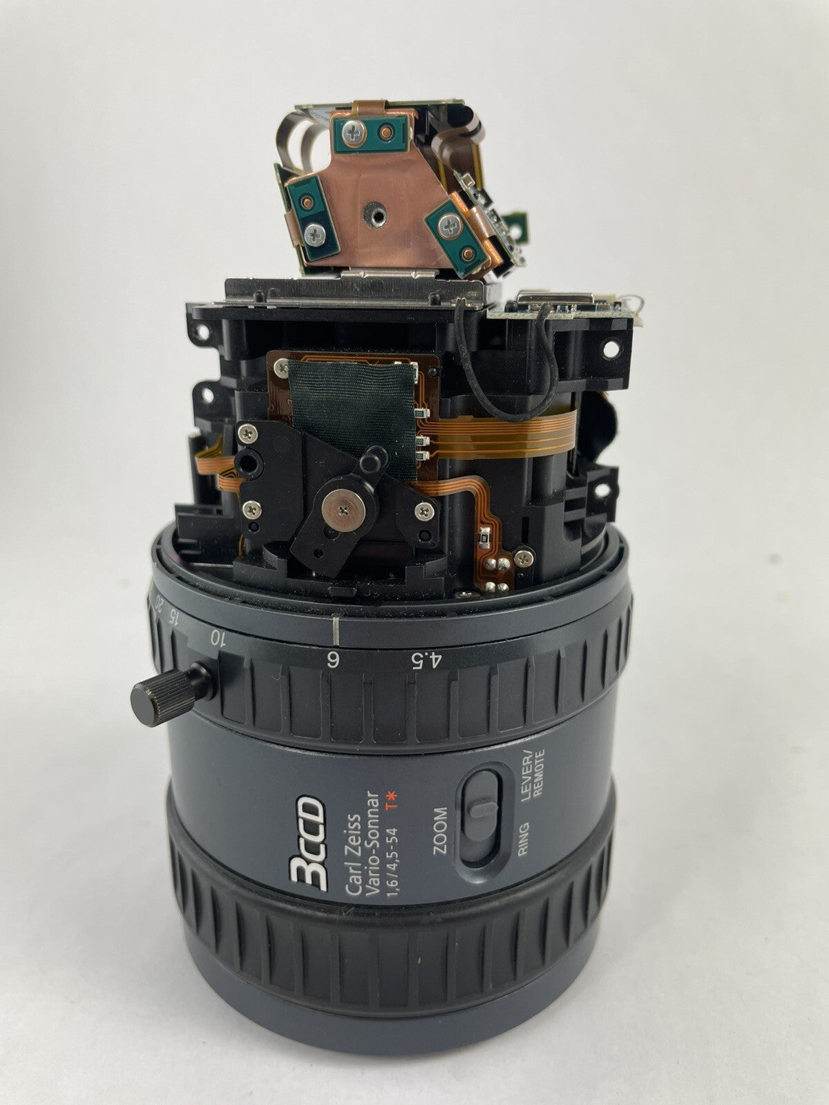 Sony HDR-FX1 Lens Assembly A-1094-910-A w/ Focus Ring, CCD Sensors & UV Lens