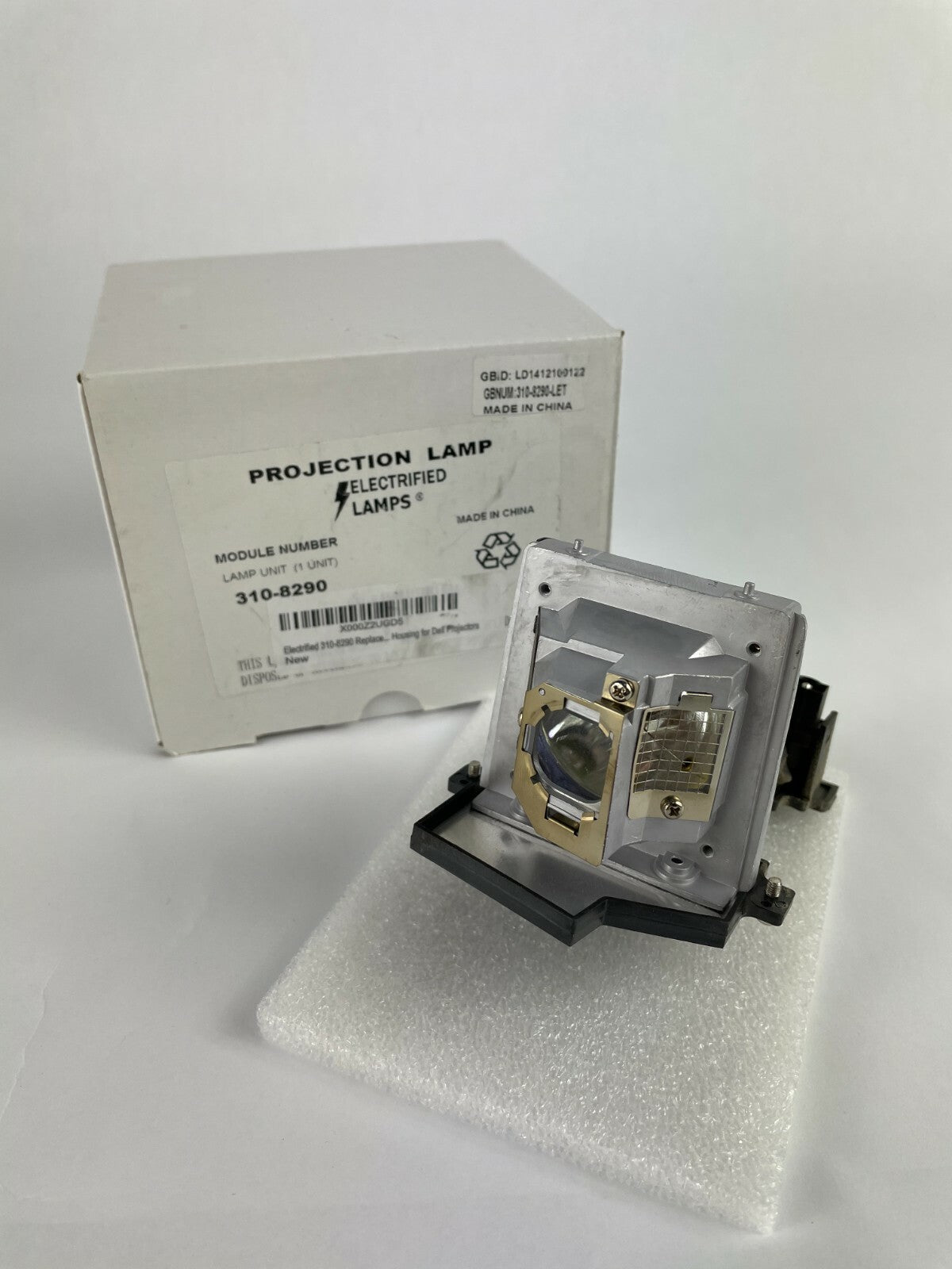 Genuine Projection Lamp 310-8290 Housing for Dell Projectors
