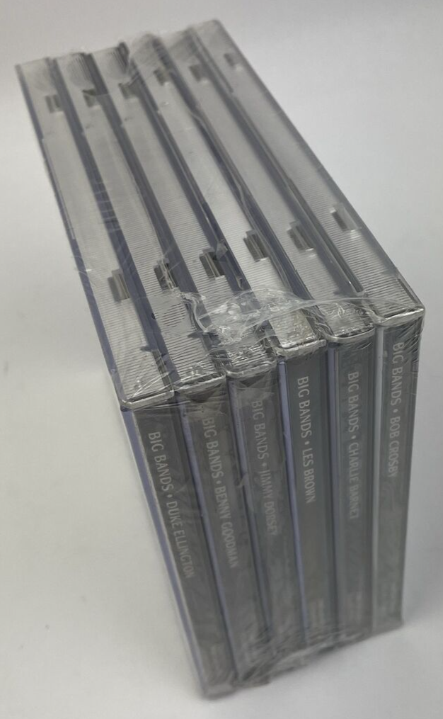 Lot of 6 x Time-Life Big Bands Sealed Hype Stickers Crosby Brown Dorsey CD #72