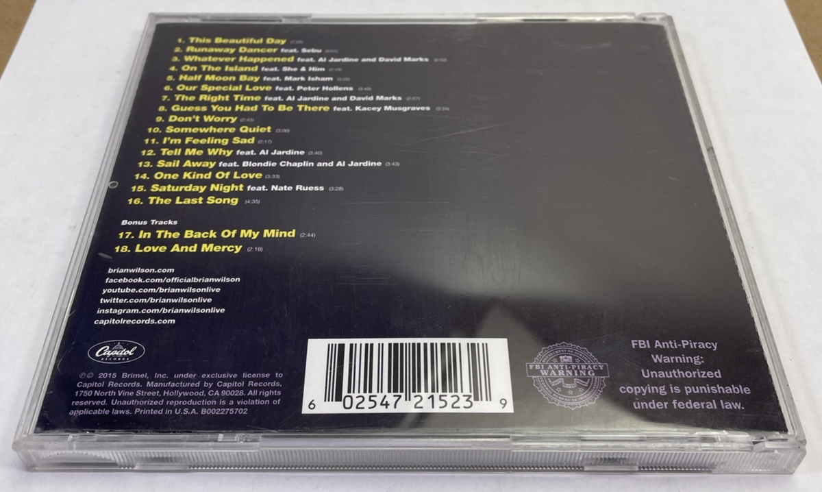 Brian Wilson (Deluxe) - No Pier Pressure (Del... - Brian Wilson (Deluxe) CD XMVG