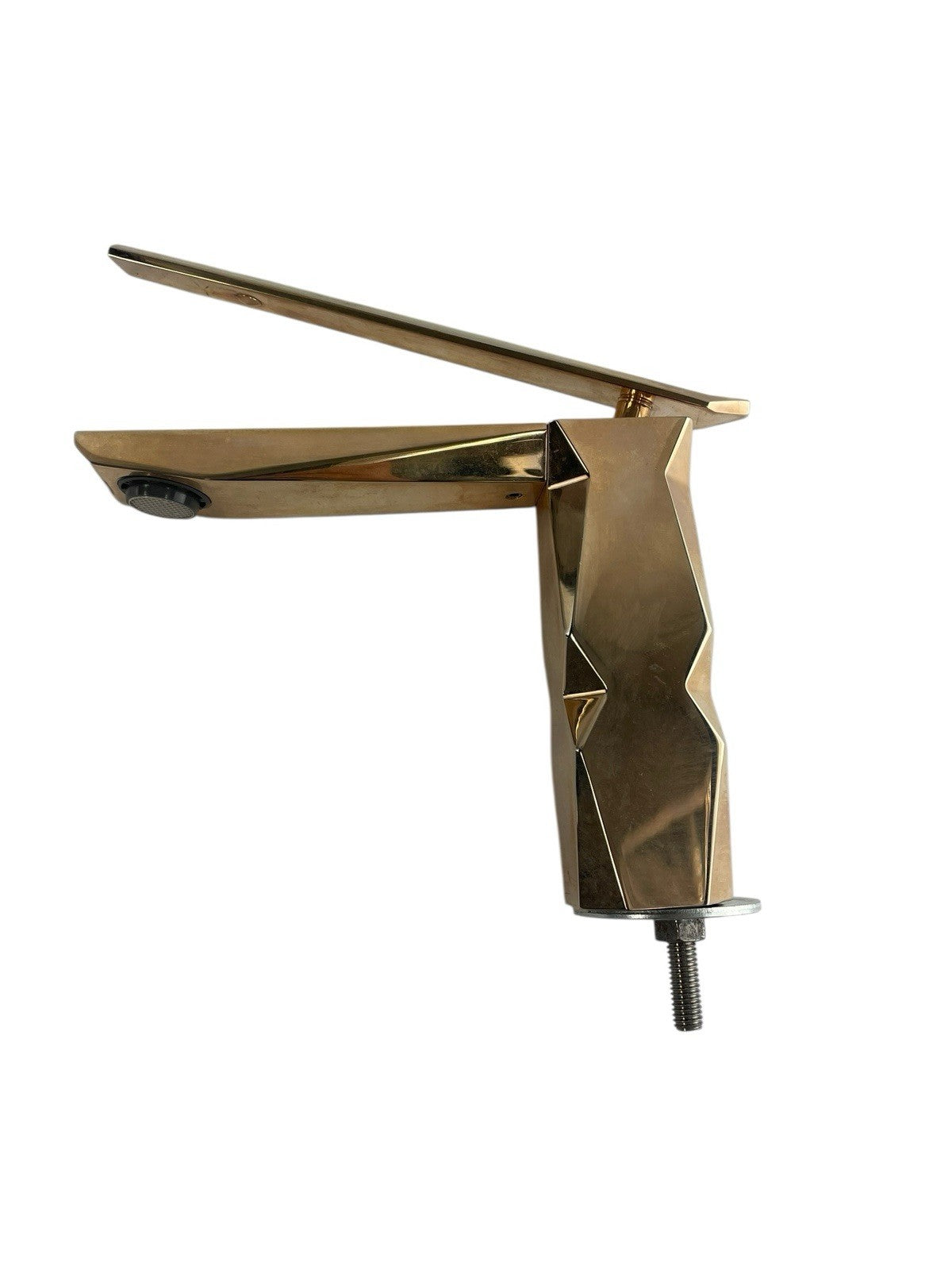 Maier IKON 74004 GOLD Polished Chrome Single Hole Control Bathroom Faucet