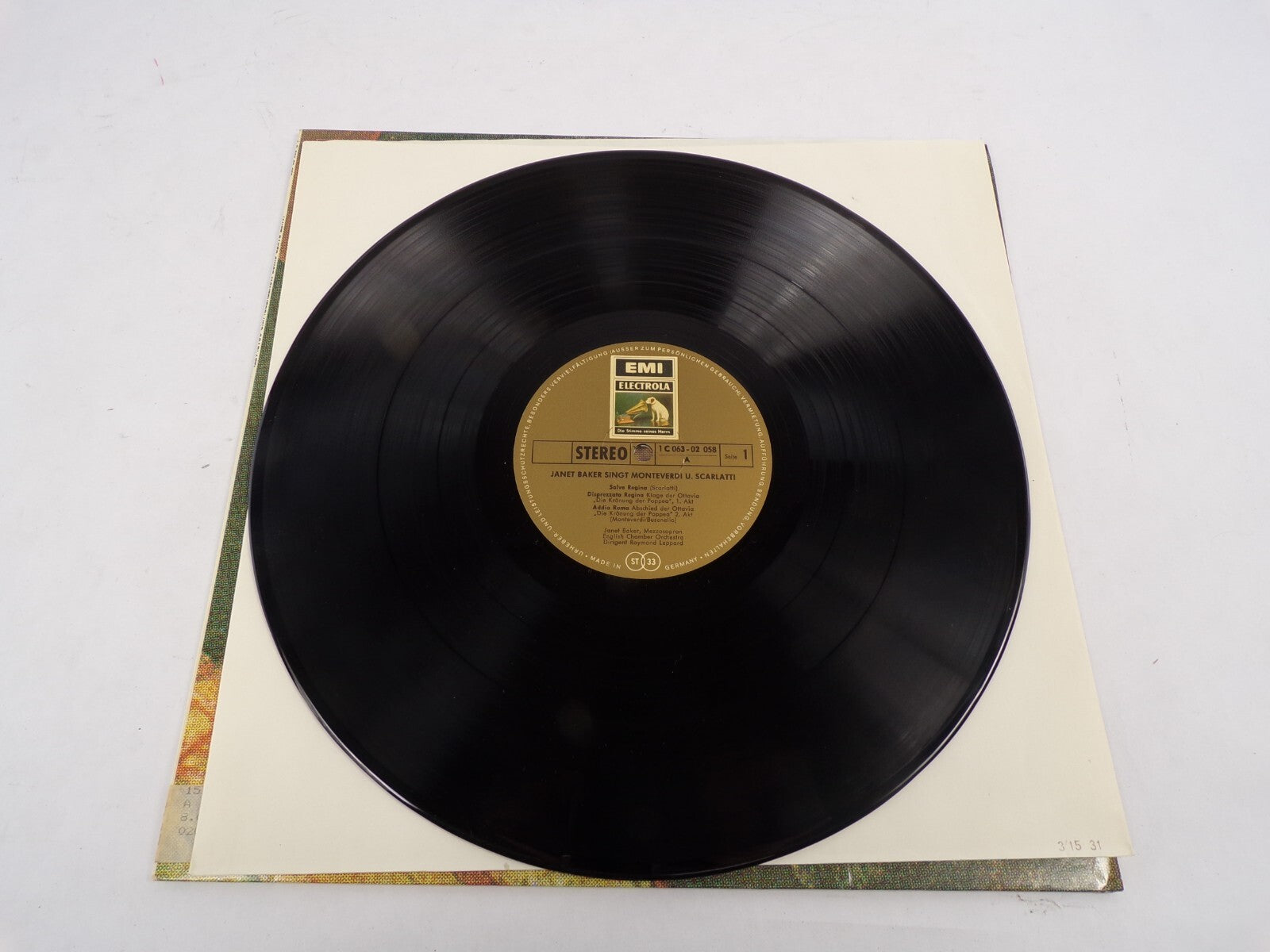 Janet Baker Singt Monteverdi Und Scarlatti English Chamber Orchestra Raymond Lep