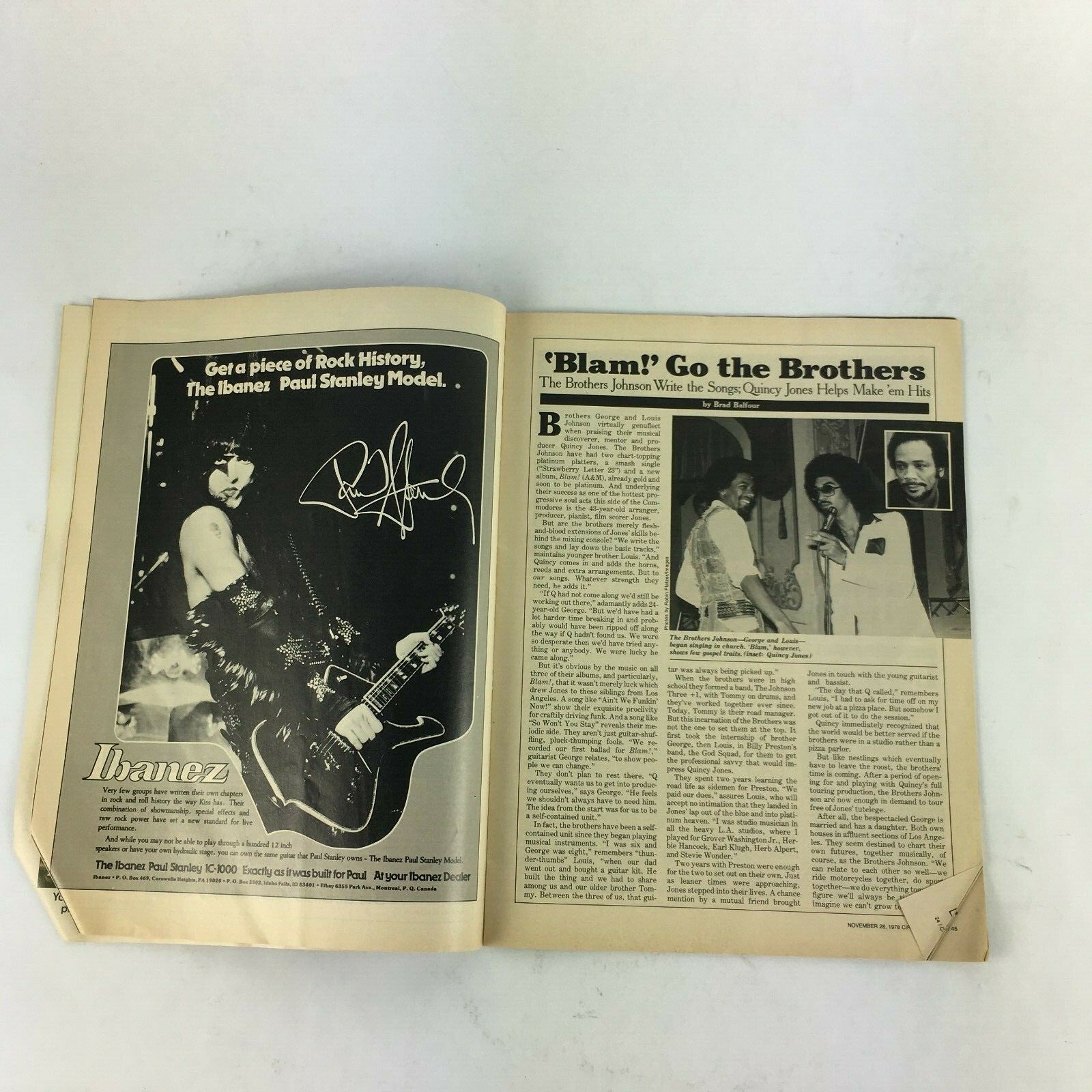 November 28,1978 Circus Magazine Ted Nugent's Trail By Tube Van Morrison