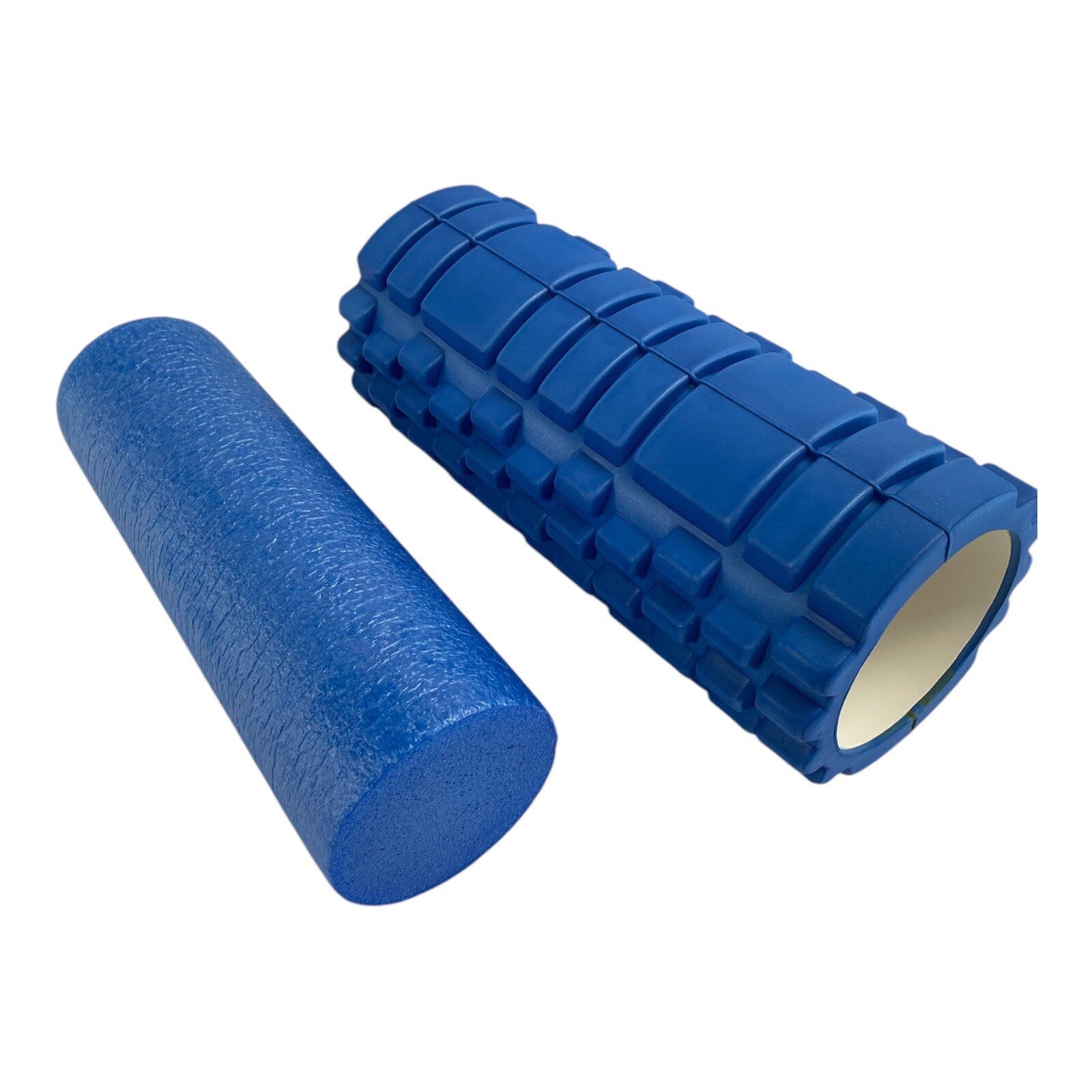 Yes4 All Foam Roller Blue for Muscle Massage Therapeutic Muscle Firm Roller 13"
