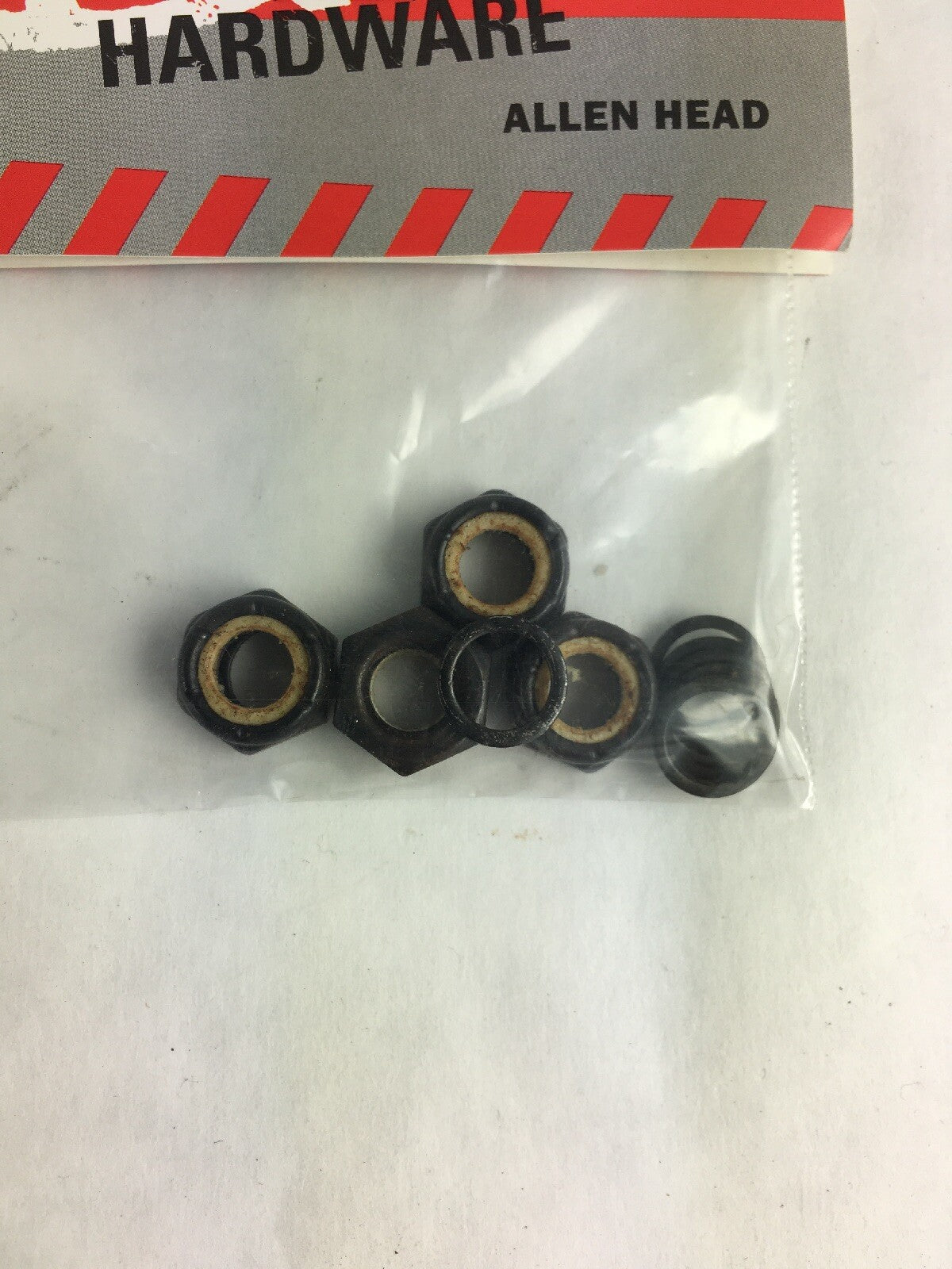 Grind King BLACK Skateboard Truck Axle lock nuts Washers Speed Rings Nuts