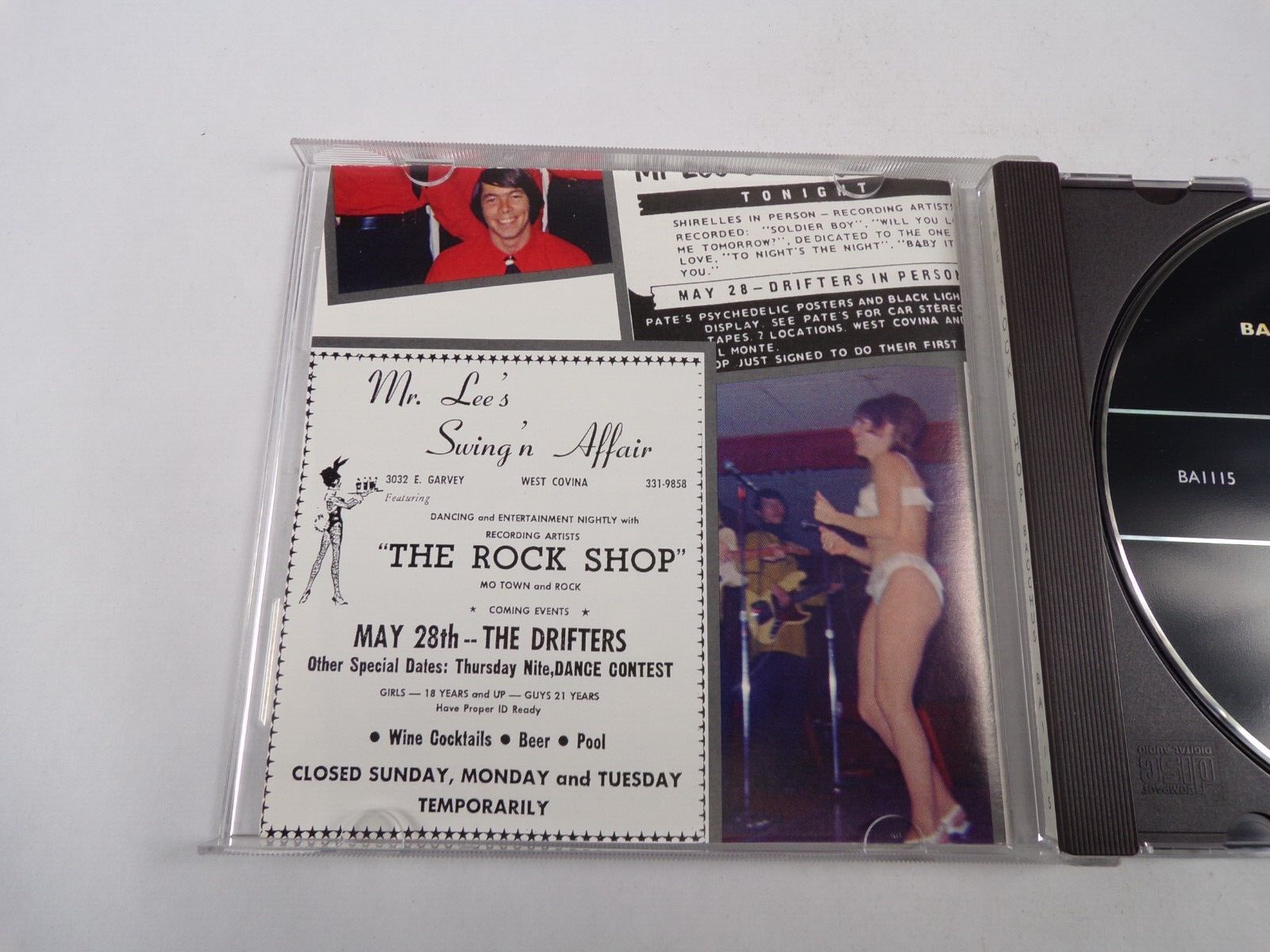 The Rock Shop Bacchus BaIII5 Soap Suds And Cream Stop Yes I Love You CD#3