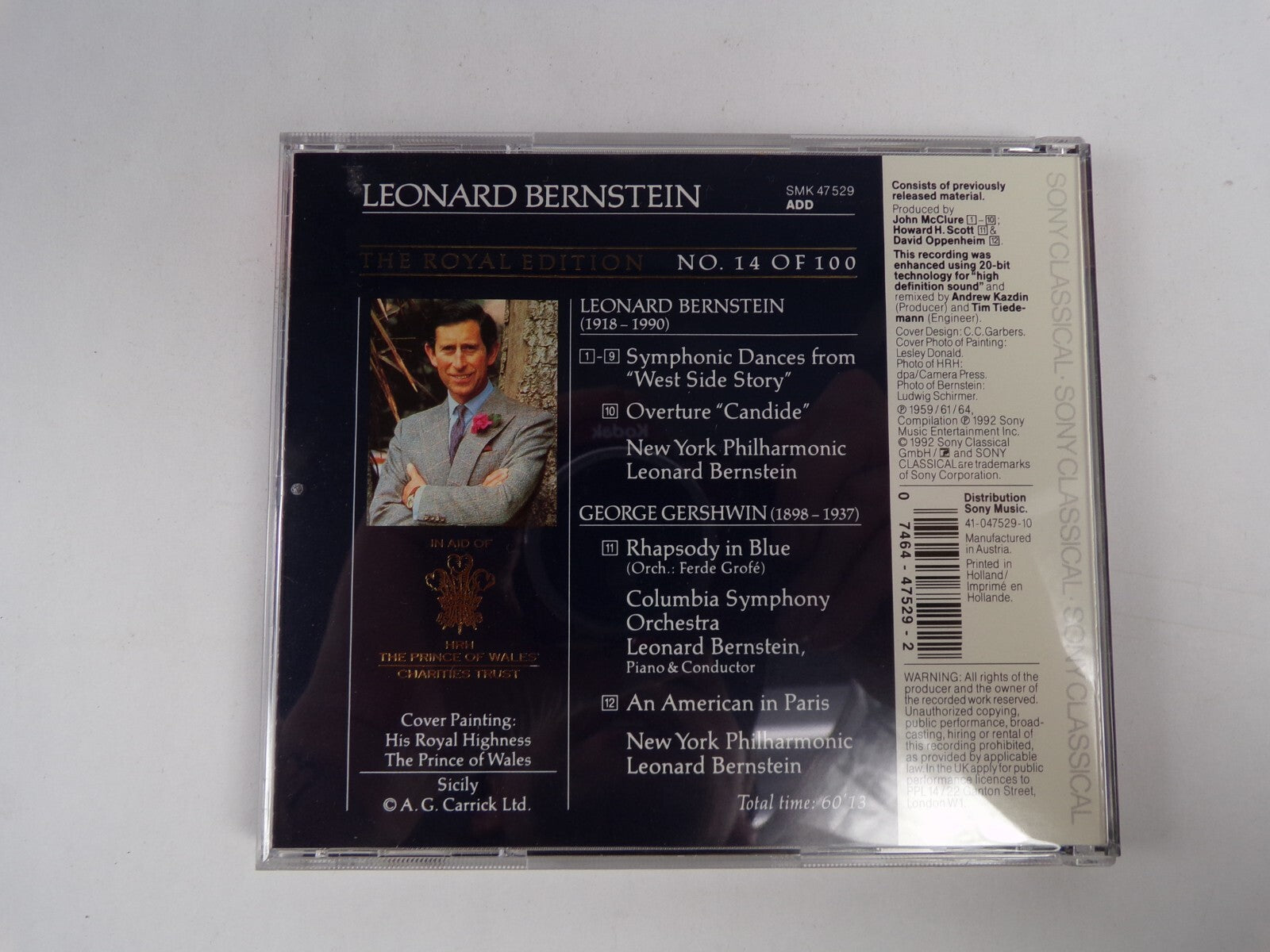 George Greshwin Leonard Bernstein CD #19