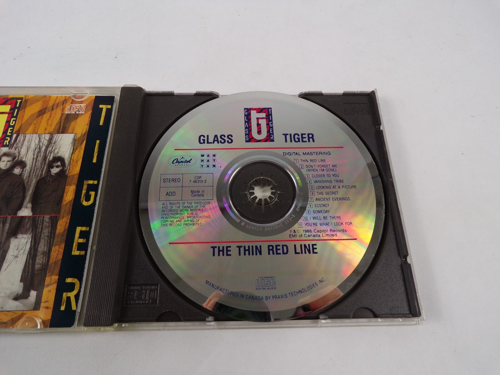 Glass Tiger The Thin Red Line Cdp 746313-2 Al Connelly/ Gulturs, Wayne CD #40