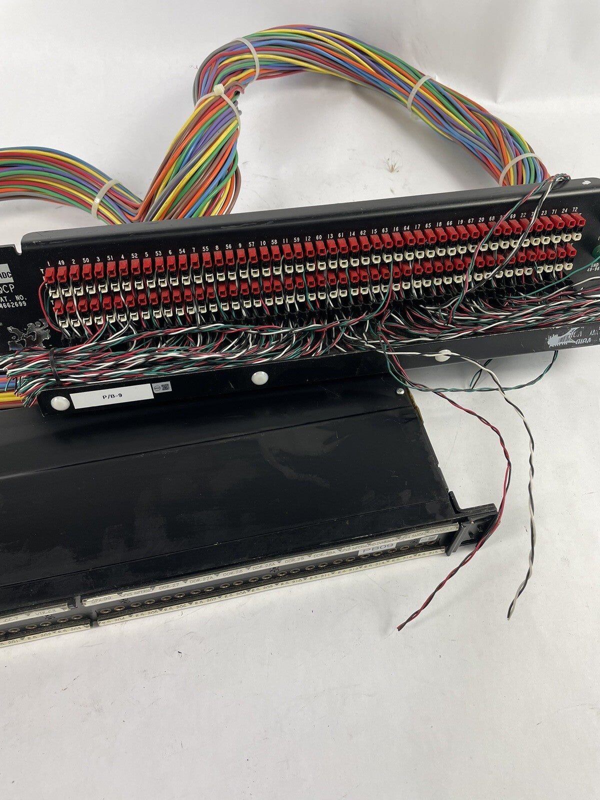 Bantam TT ADC 96 patchbay connected  to ADC UP-96NMKII  PPC RACKMOUNT Patchy PB9