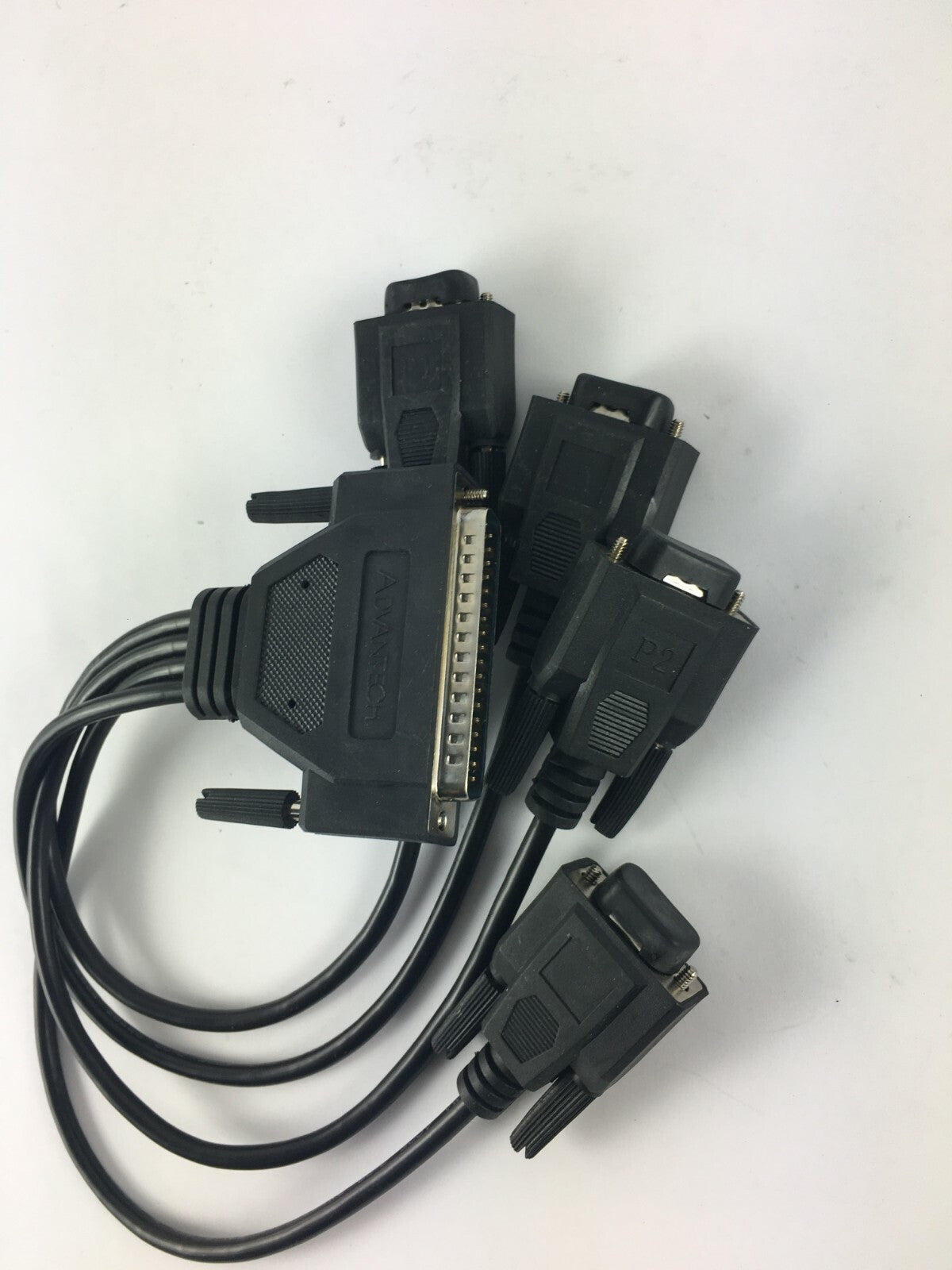 Genuine Advantec DB 25 serial male to VGA 4 Channel Splitter for 4 Monitors
