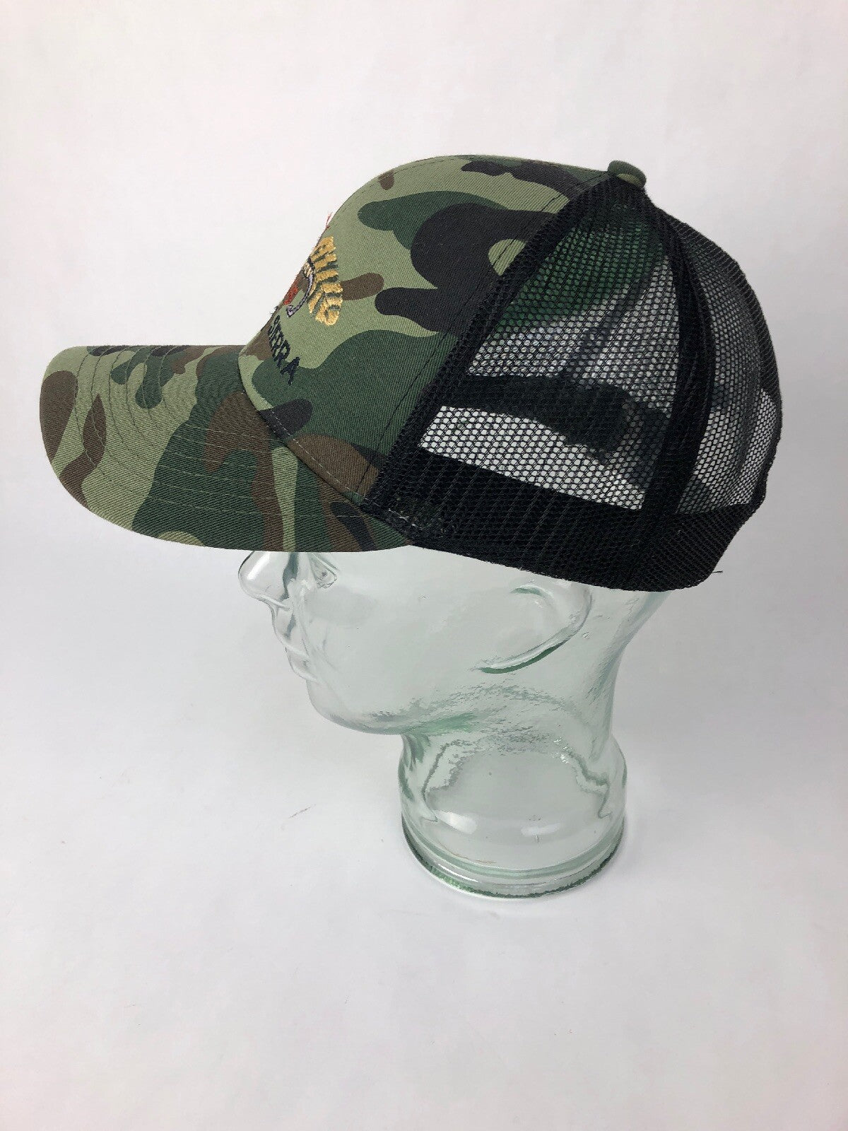 NEW Reagan’s Fly Fish The SIERRA CAMO MESH BACK ADJUSTABLE BASEBALL HAT Cap