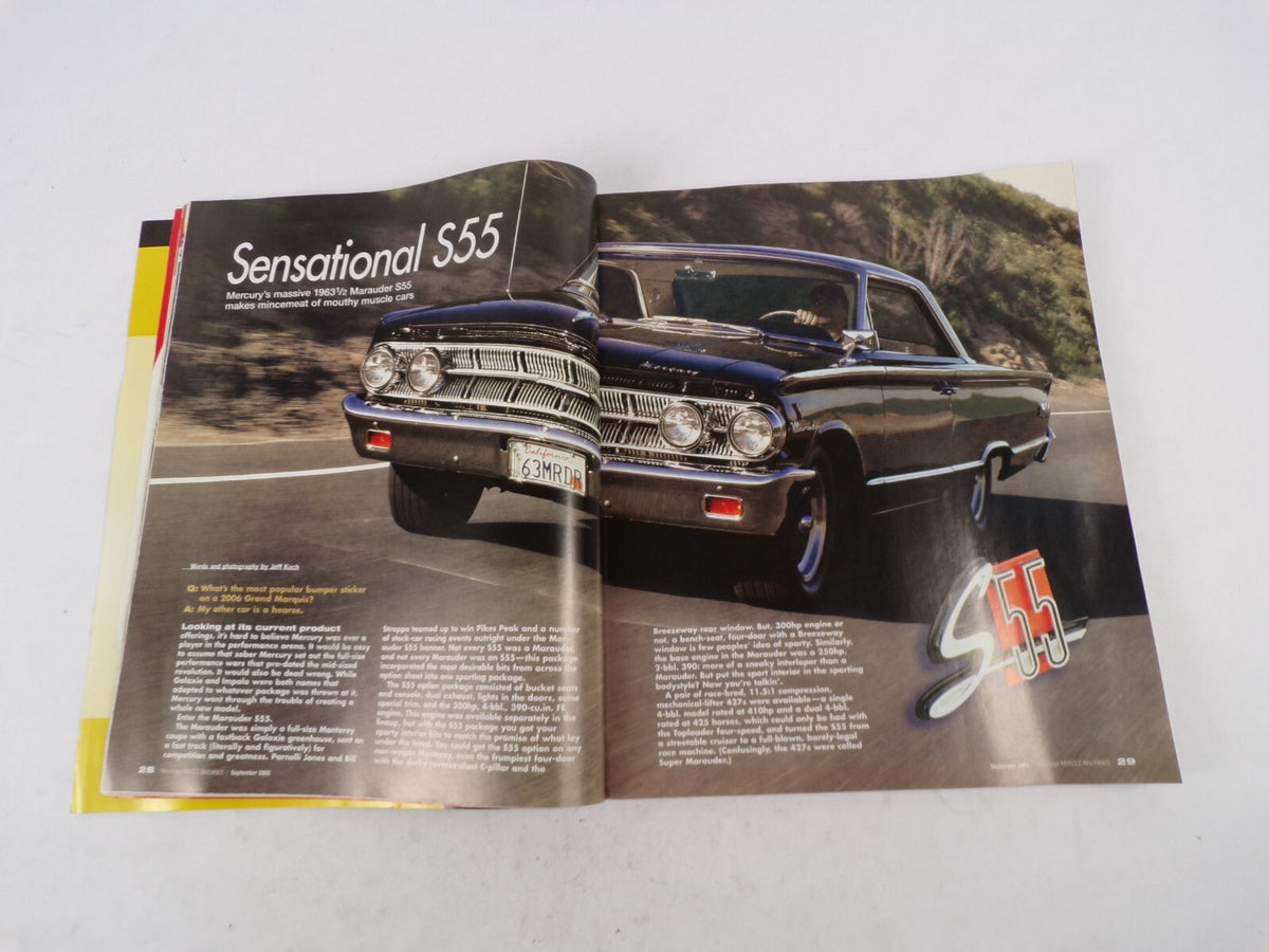 September 2005 Muscle Machines Magazine Chysler's 426 Hemi Unleashed! 1967 Hemi
