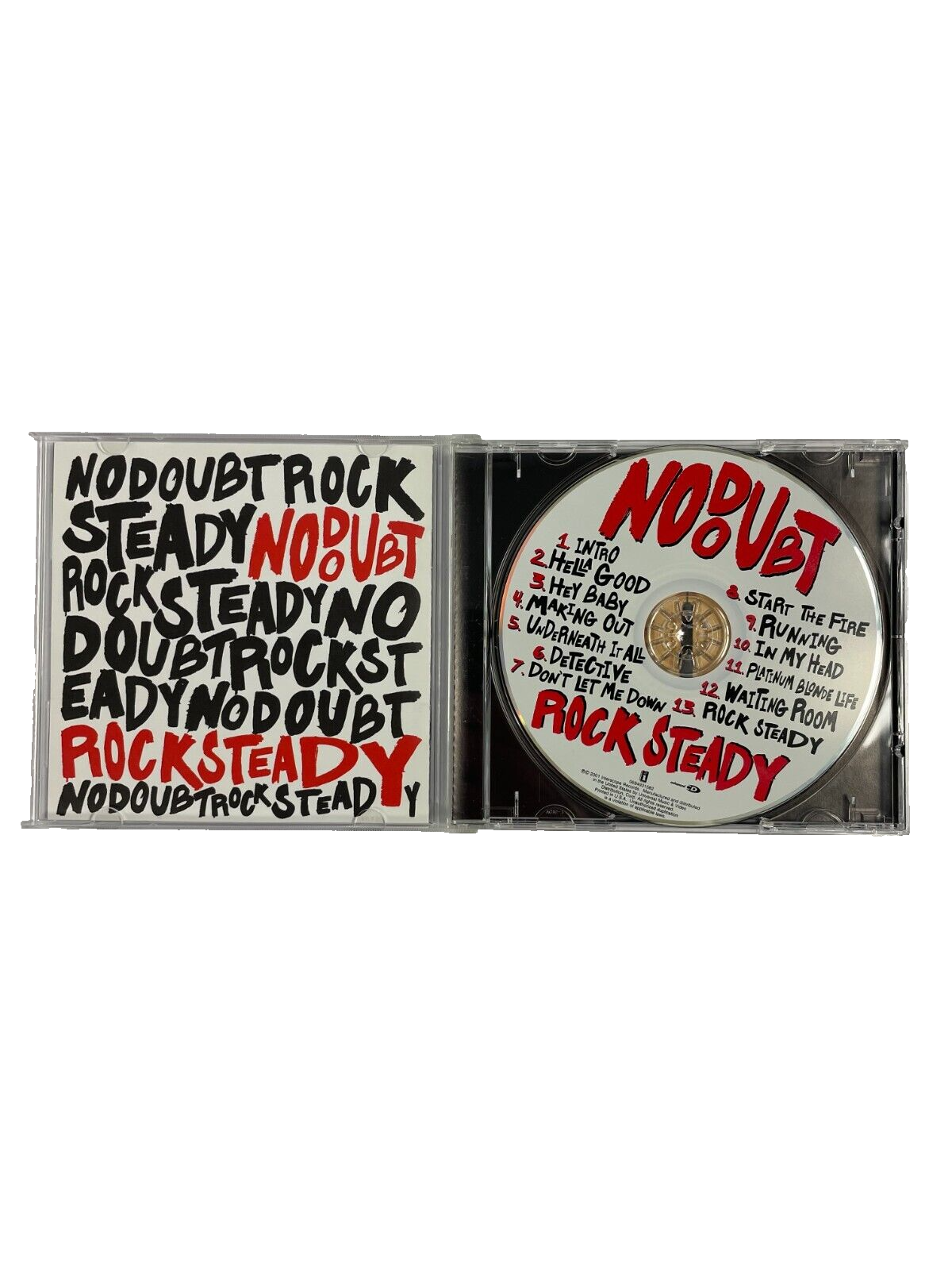 No Doubt Rock Steady Intro Hella Good Hey Baby Making Out Detective #M-N-O