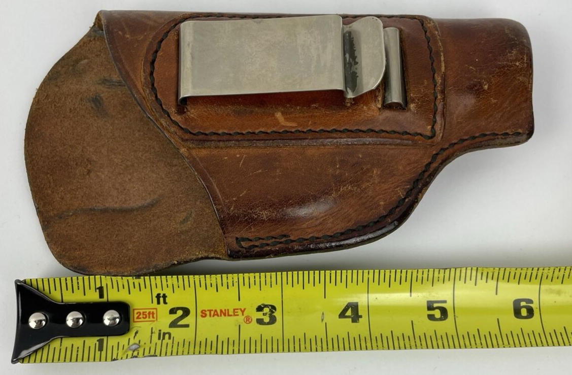 Vintage Leather Gun Holster, Lewis - L. A. Ca. San Gabriel Los Angeles 6" RARE