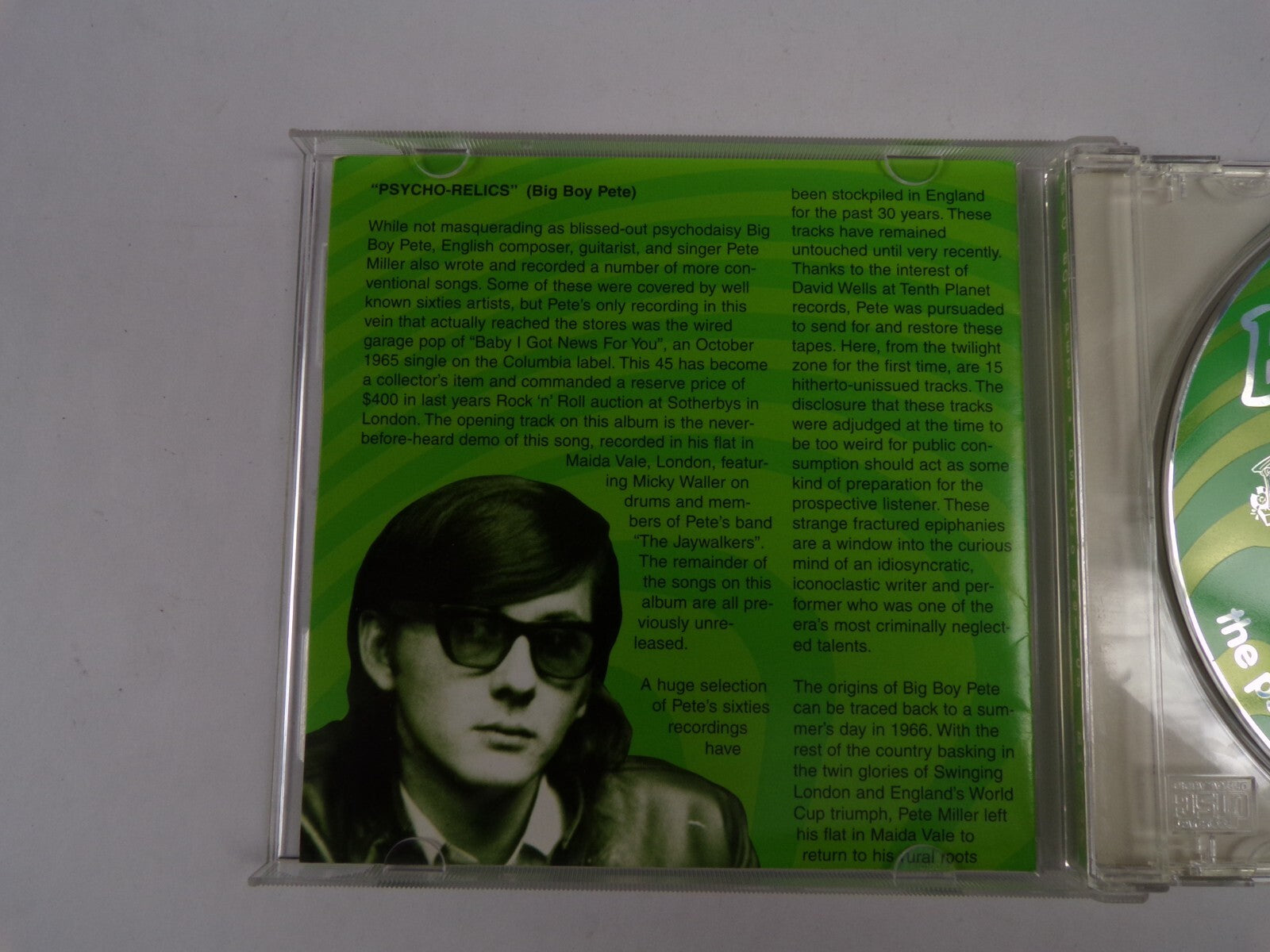 Big Boy Pete Psycho-Relics Part 2 Flying Solo Sweetmeat Blue Dan  CD#42