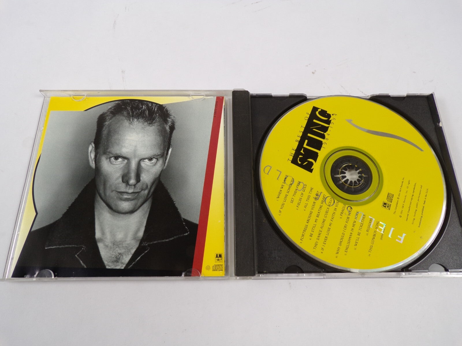The Best Of Sting Fields Of Gold When We Dance Fields Of Gold Fragile CD#47