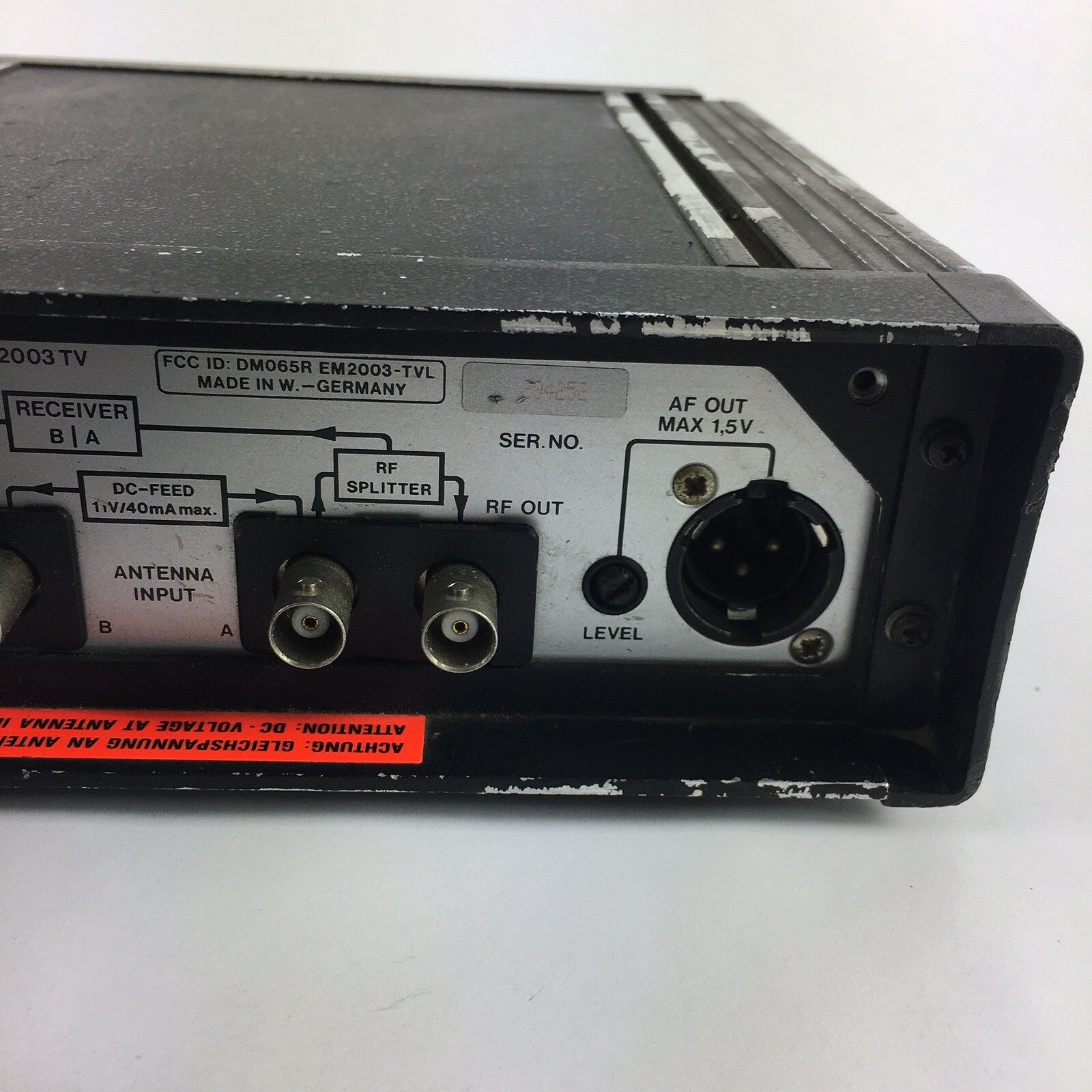 Sennheiser Mikroport EM2003 RF-Diversity Receiver WIRELESS MICROPHONE System 