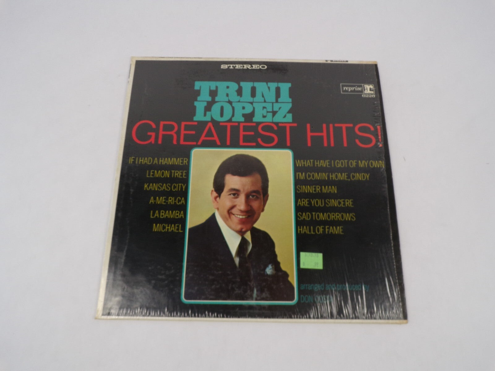 Trini Lopez Greatest Hits! Michael Kansas City Sinner Man Vinyl Record