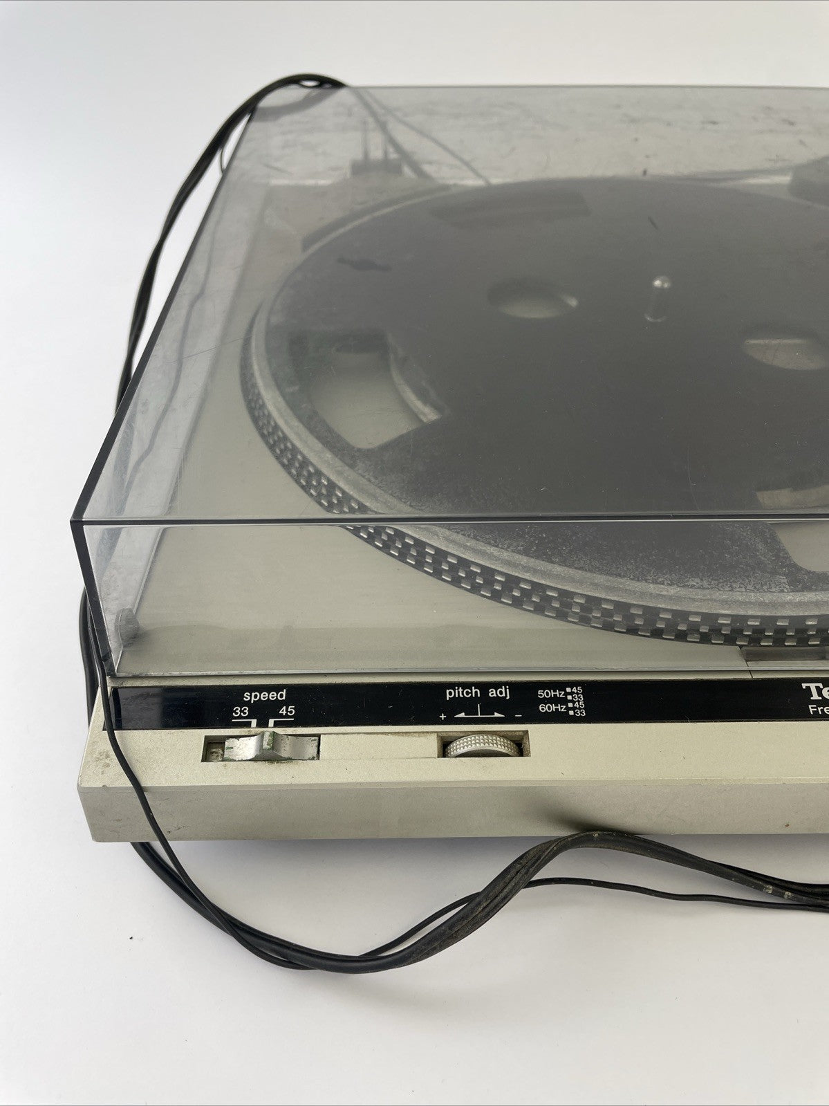 Technics SL-B100 Turntable w Audio Technica TC150EP Stylus For Parts or Repair