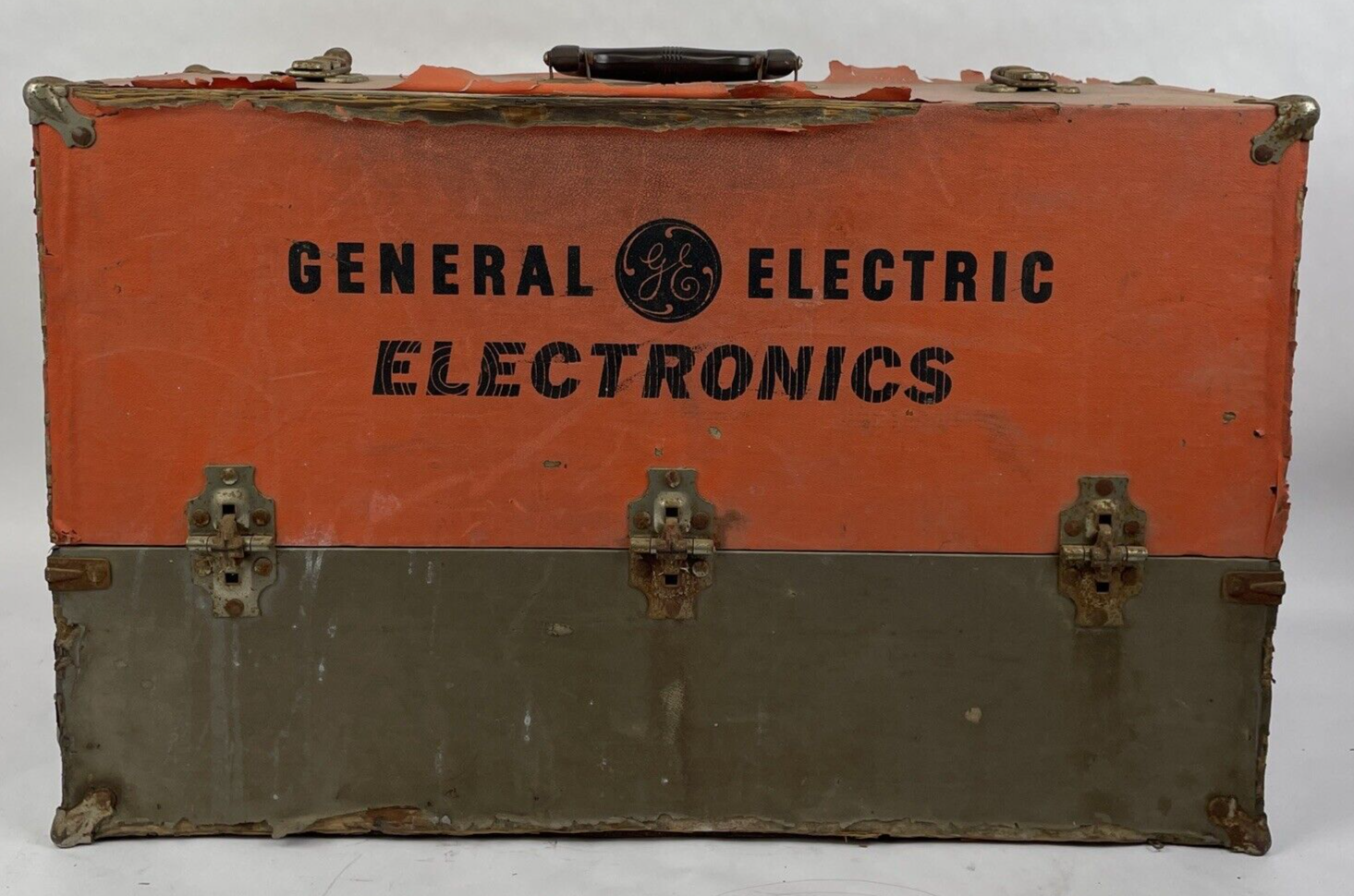 VTG Original GE General Electric Radio / TV Tube Repairman Tube Caddy Full tubes