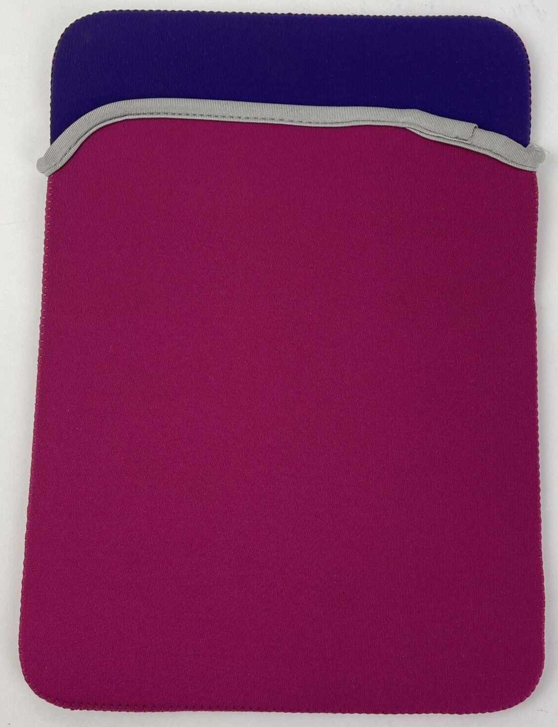 NEW Rockland iPad Reversible Sleeve Neoprene Slimline Design 8"X11" Pink Purple