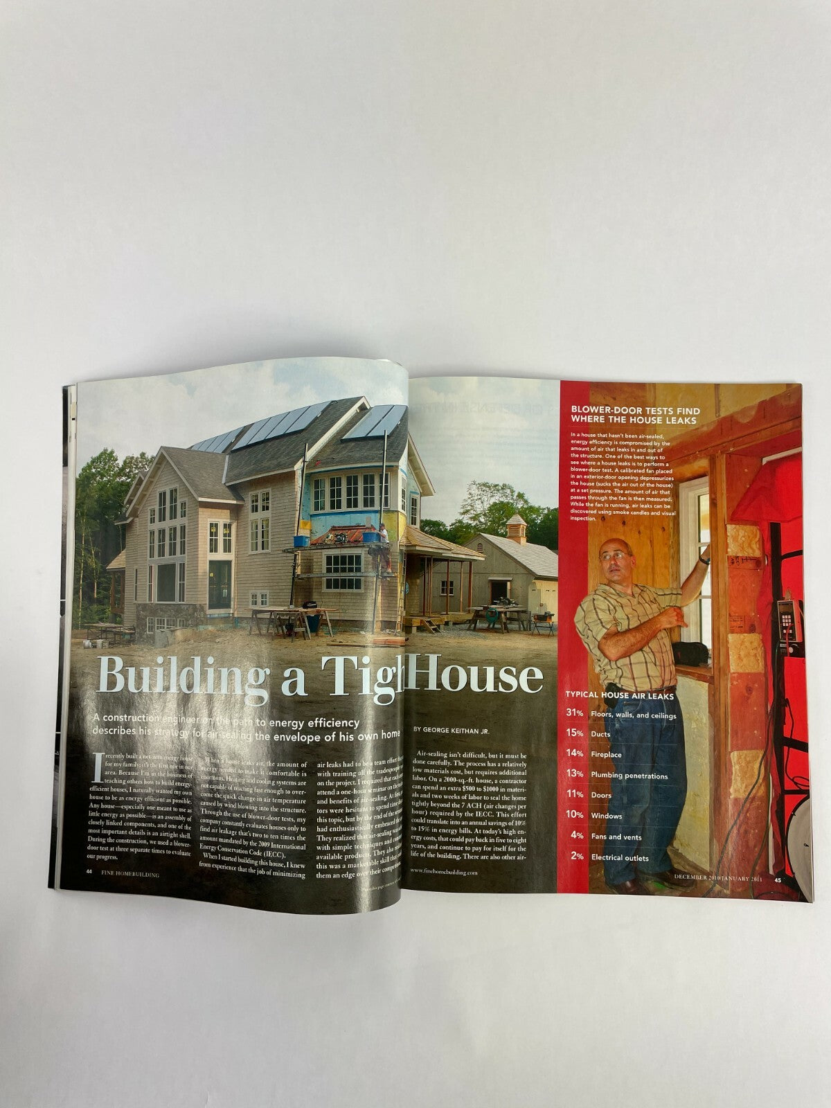 January 2011 Fine Homebuilding Magazine American House We Go Wrong Built Beds #B