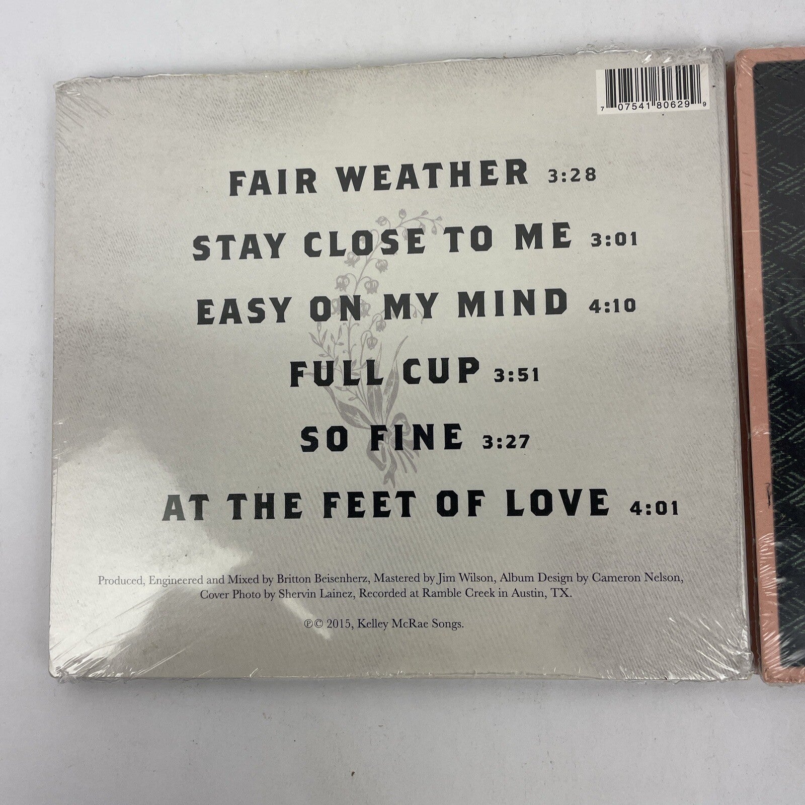 2 x Kellly McRae Audio CD Lot - Easy on my Mind 2015 - Brighter than the Blues