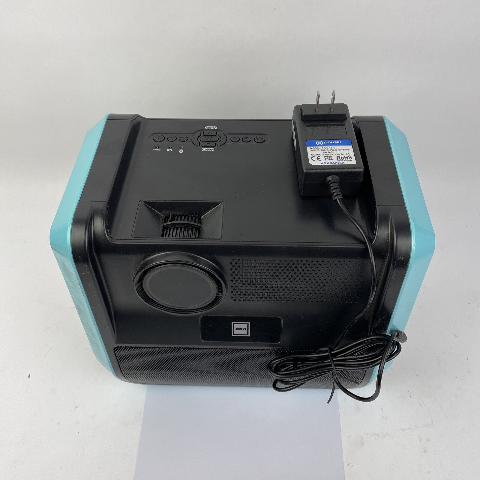 RCA Projector - Portable Entertainment System RP J065- Baby Blue - LOOK