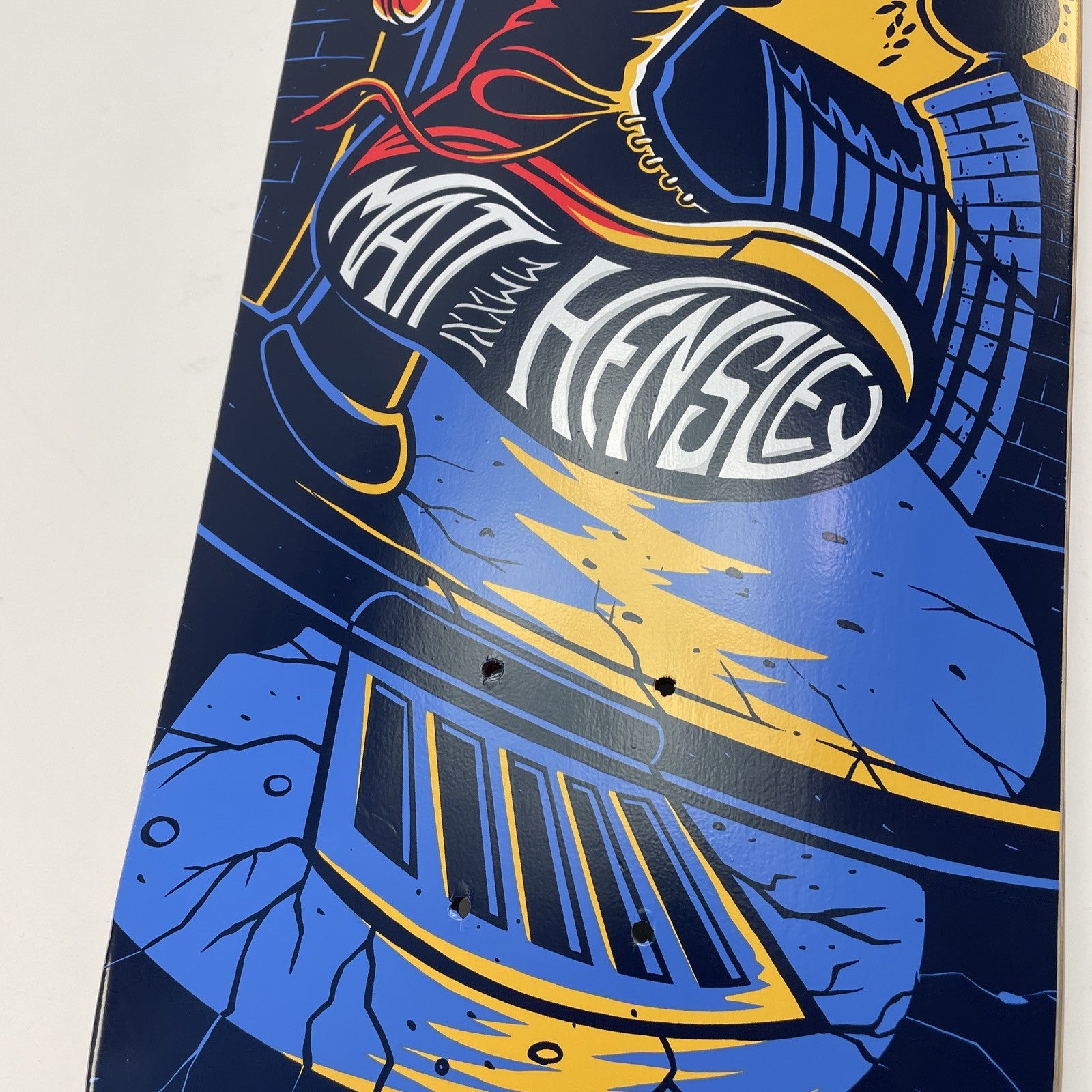 Matt Hensley H-STREET Vista Pole Swinger Skateboard Deck Signed 32.5" x 9"