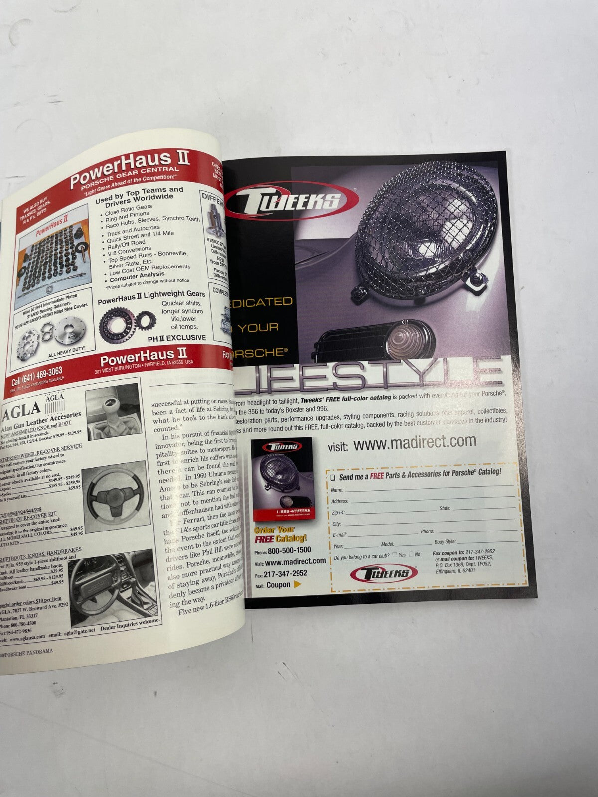 May 2002 Porsche Panorama Magazine Power Haus II Close Ratio Gears Ring &Pinions