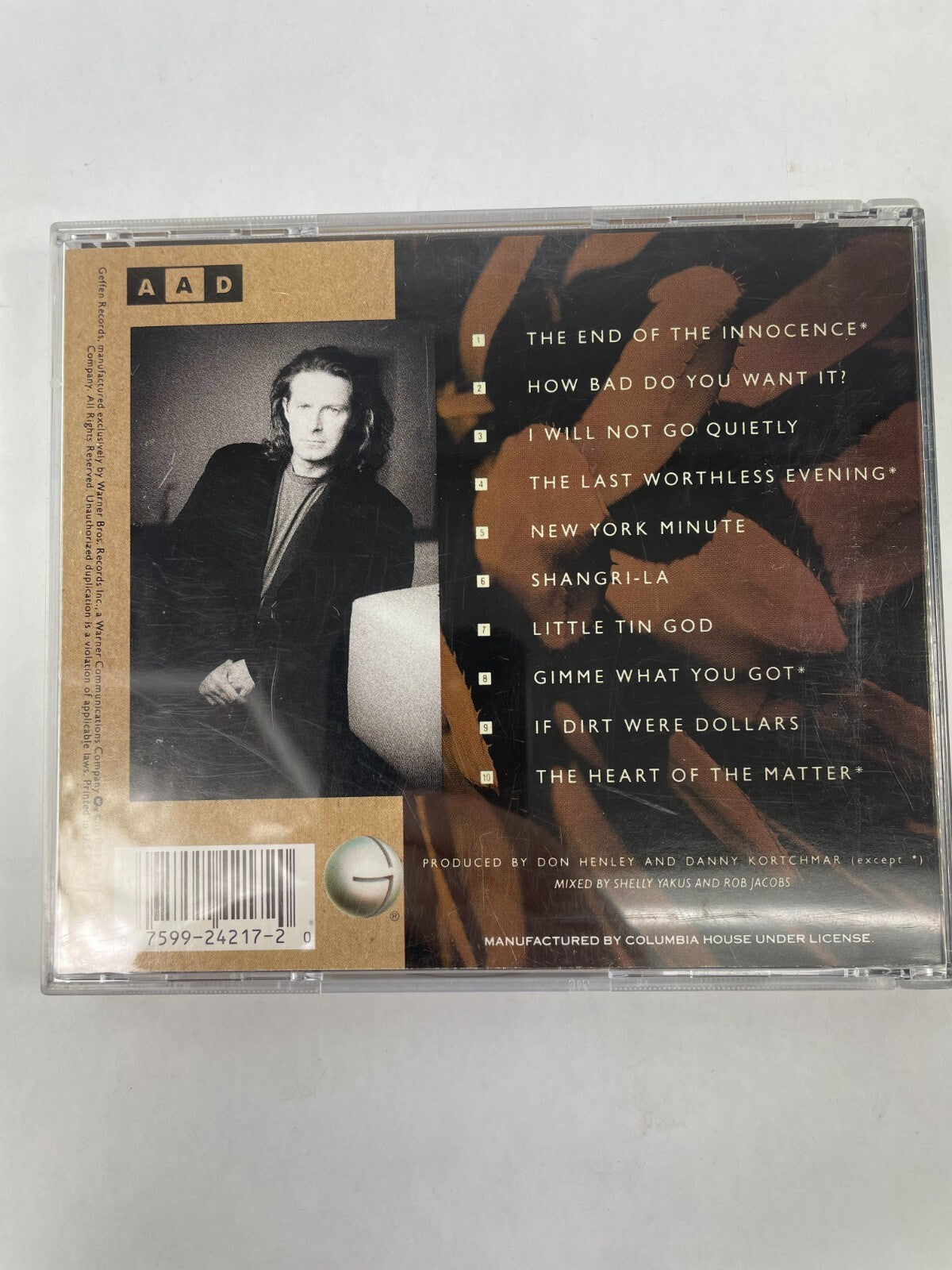Don Henley The End Of The Innocence I Will Not Go Quietly The Last WothlessCD#73
