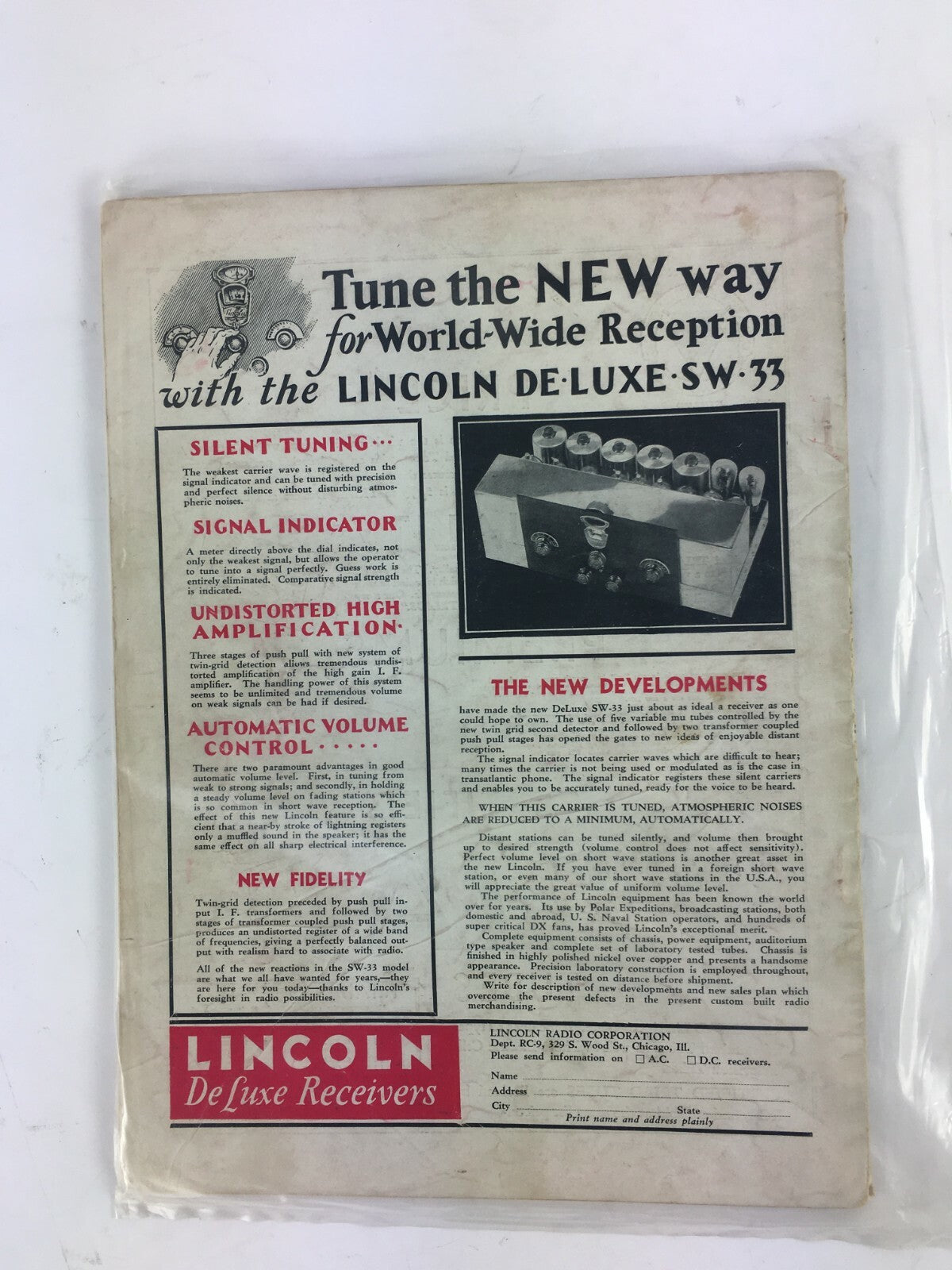 September 1932 Radio Craft Hugo Gernsback Magazine Build Universal Analyzer