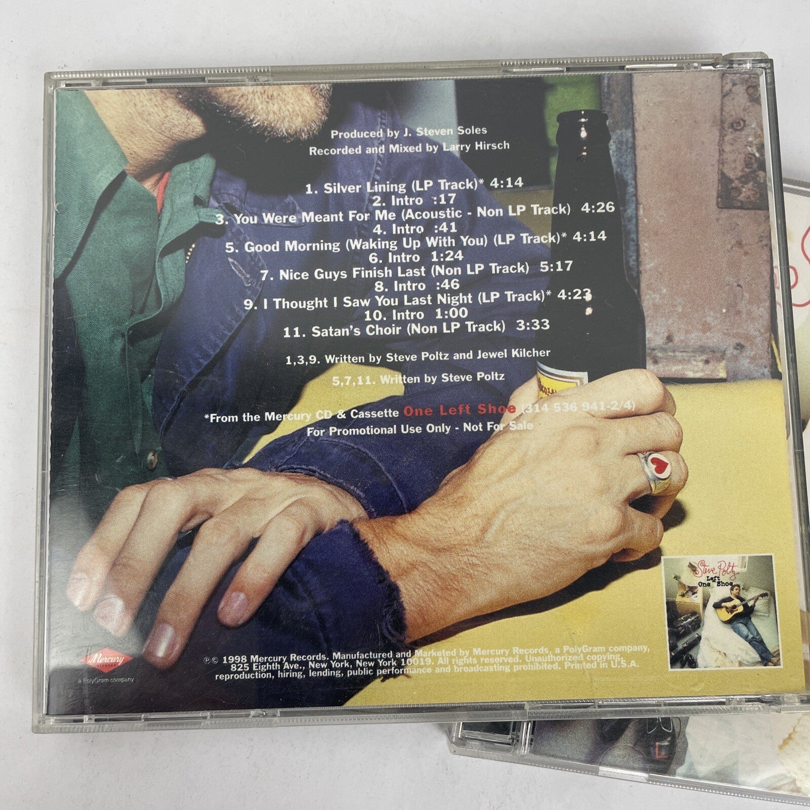2 x Steve Poltz - Digital audio CD Lot - One Left Show 1998 - Beer Conversations