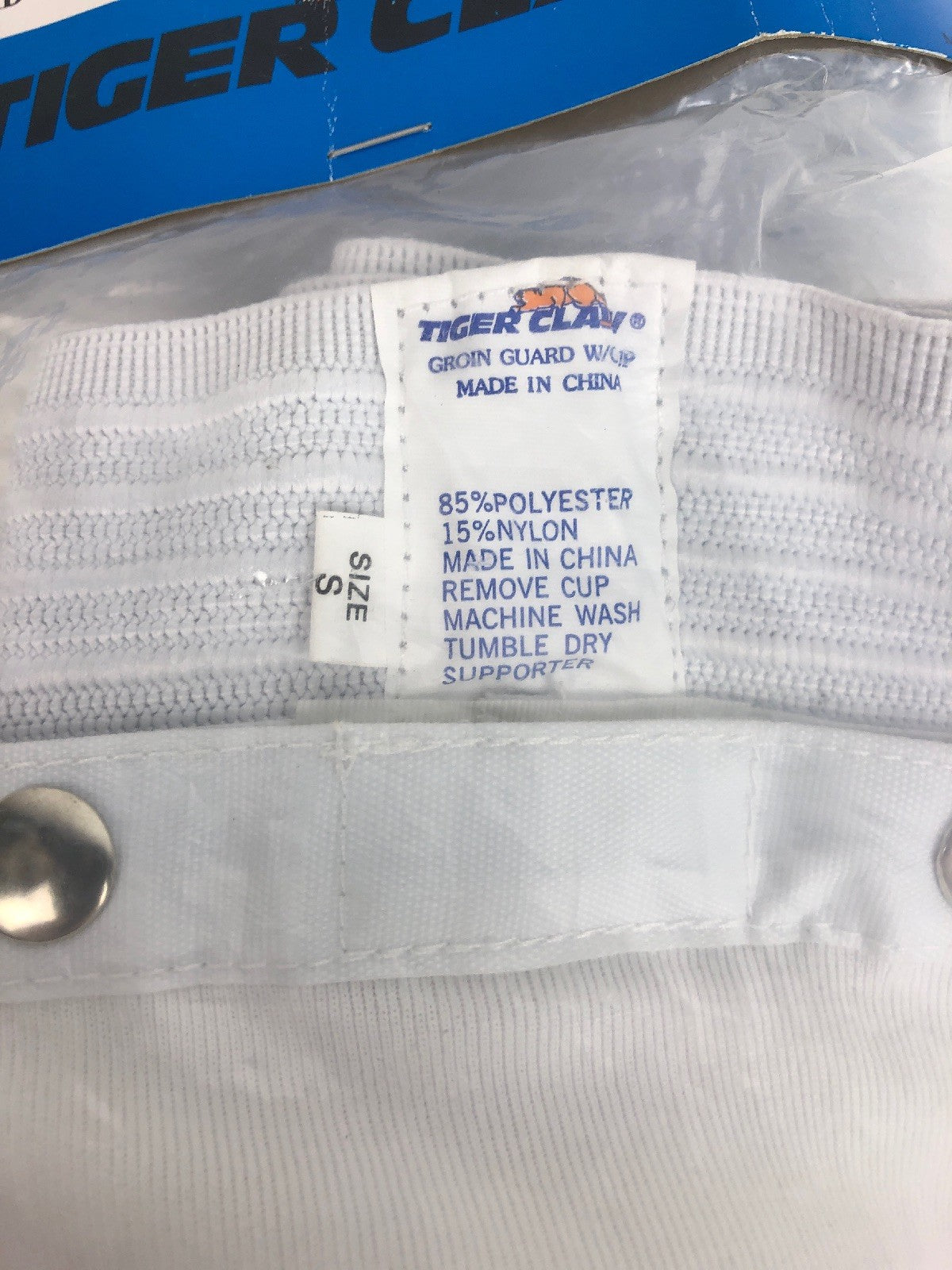 New Tiger Claw Boxing Cup Groin Guard Protector 14-120 Small White