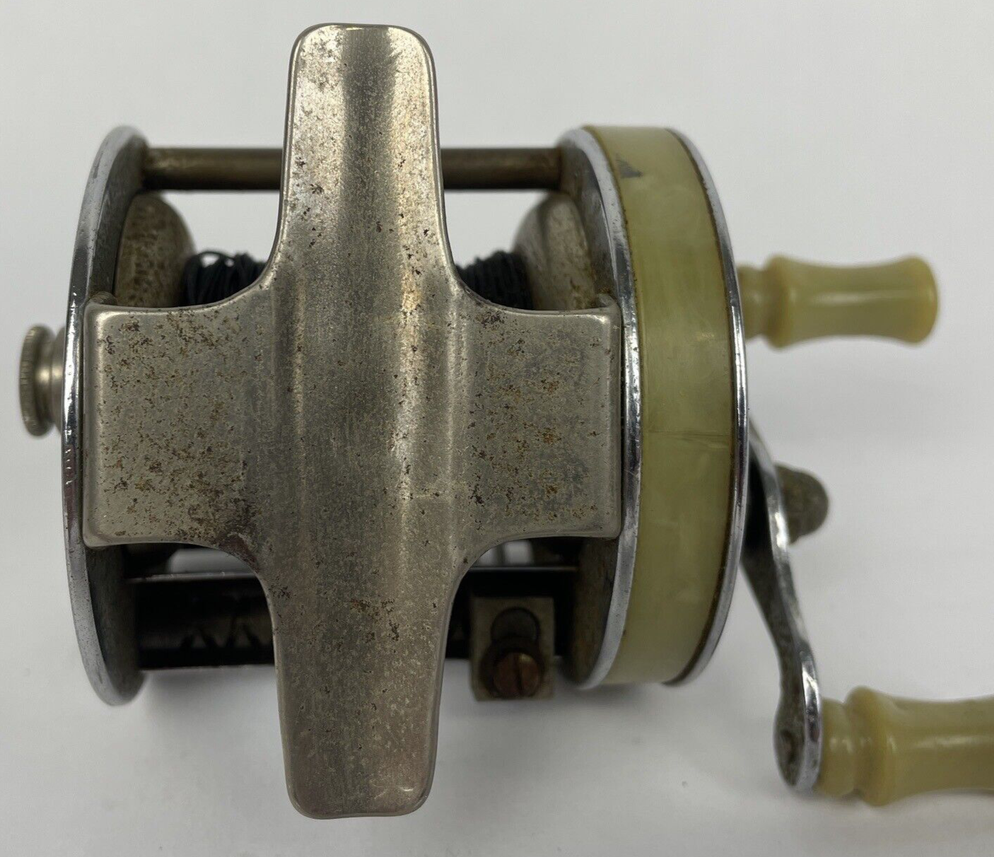 Sportsman Conventional Miniature Mini Bait Casting Level Wind Fishing Reel VNTG