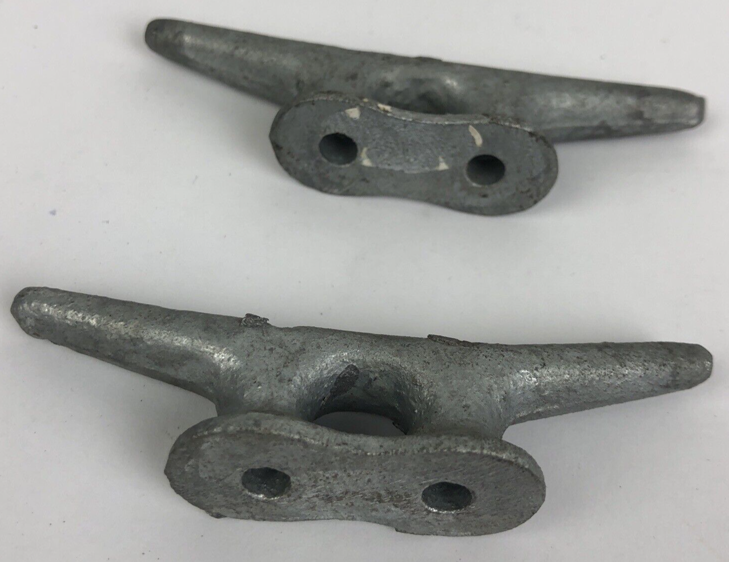 Lot of 2 x Sea Dog Line SEA-DOG 040103 Open Base Flat Head Cleat Marine - 3-1/2"