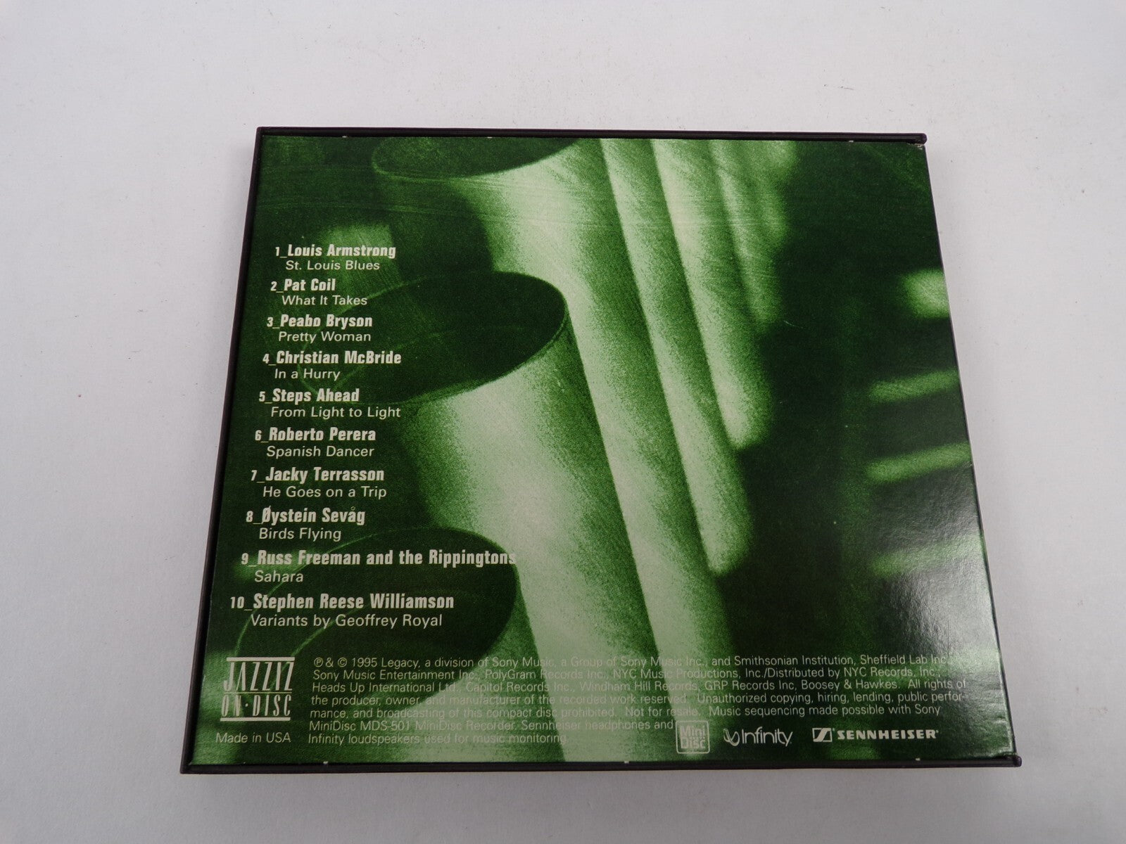 March 1995 Louis Armstrong Pat Coil Peabo Bryson Jacky Terrasson CD#31