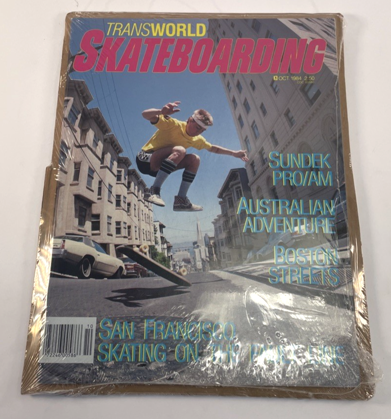 Transworld Skateboarding Magazine October 1984 Per Welinder Cover Jeff Phillips