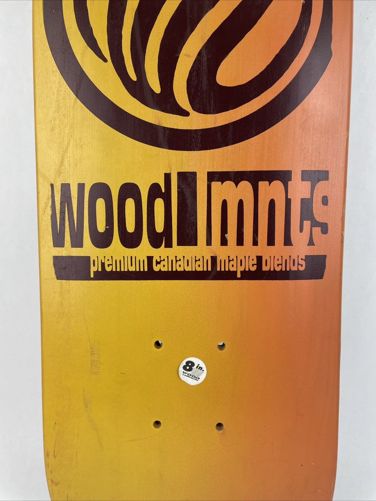 Vintage Woodchuck Laminates Circa 1999 Premium Blend Skateboard Deck 8" x 31.25"