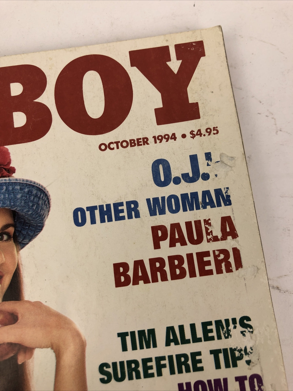 Playboy Magazine October 1994 Girls of the SEC , Jerry Jones , Tim Allen - LOOK