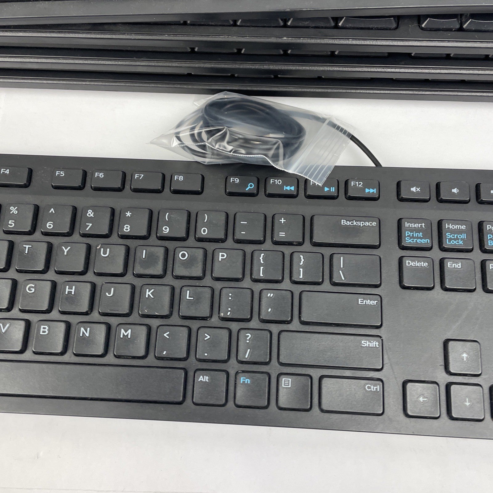Dell Multimedia Wired Keyboard (s) - Black Lot of 5 - 2 x KB216 - 3 x KB4021 VGC