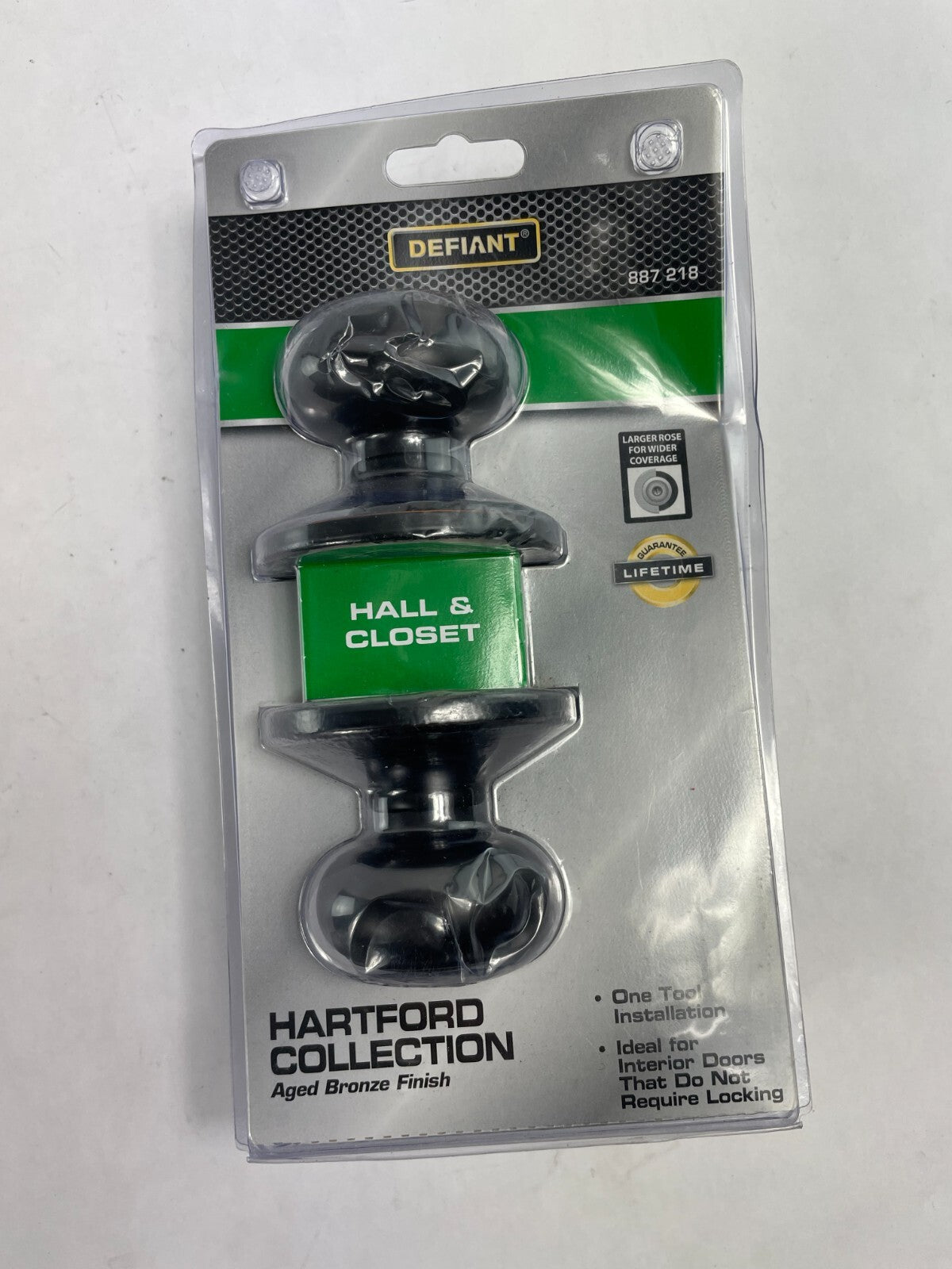 Defiant Hall & Closet Hartford Collection Aged Bronze Finish