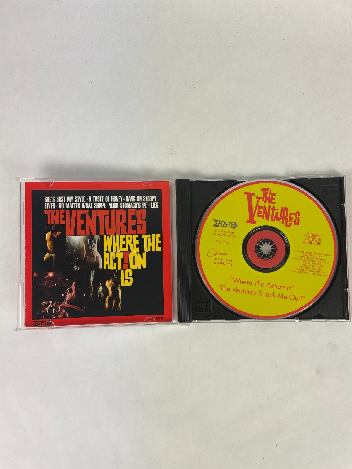 The Ventures Where The Action Is The Ventures Kock Me Out CD #6