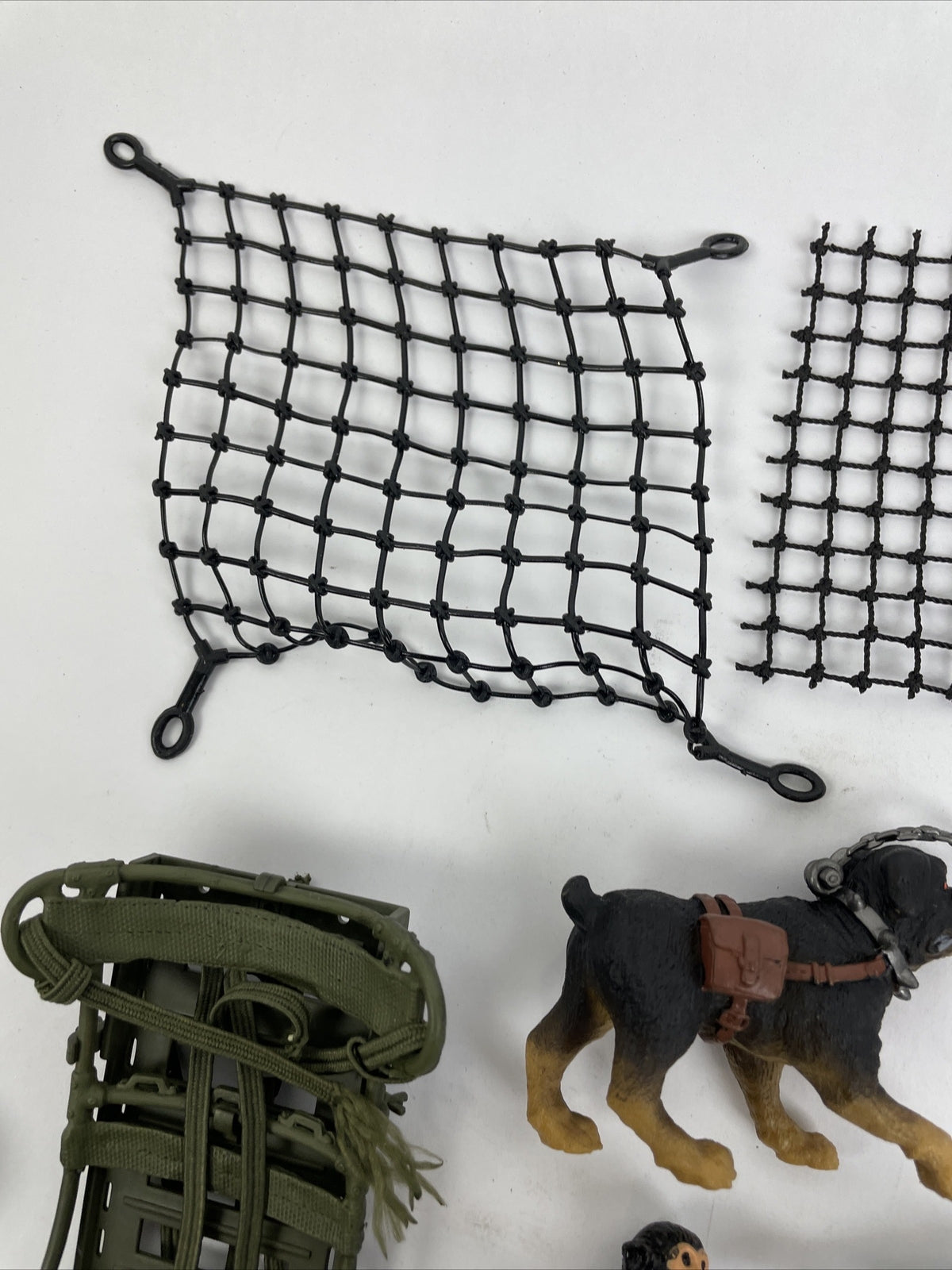 Lot Of GI JOE RIFLE Dog Shovel Gas Mask++  - FOR 12" ACTION FIGURE 1/6 SCALE 1:6