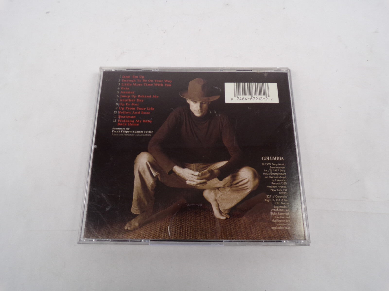 James Taylor Hourglass  Line Em Up Enough To Be On Your Way Little More CD#30