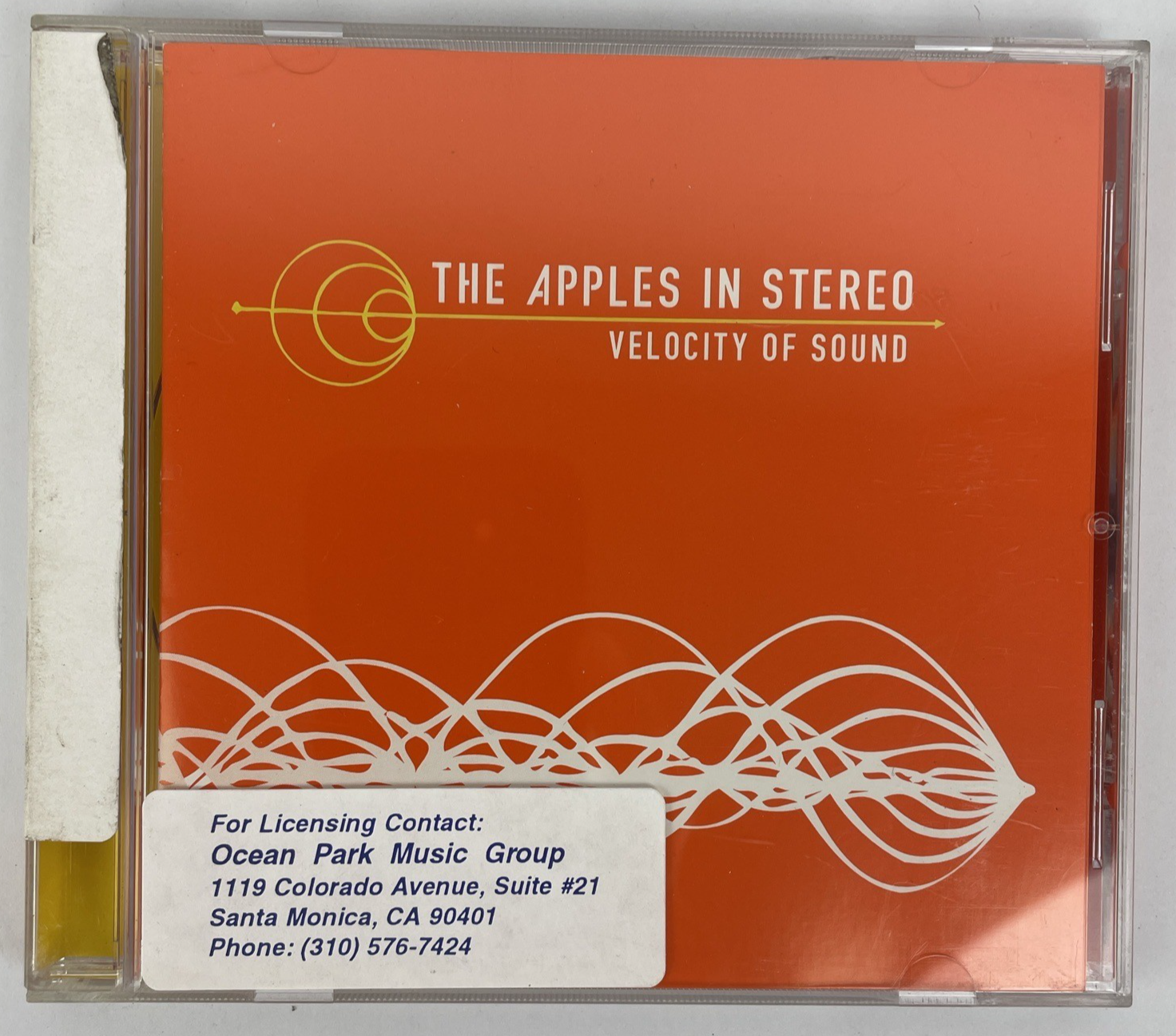 Velocity of Sound by The Apples in Stereo (CD, Oct-2002, SpinART Records #3