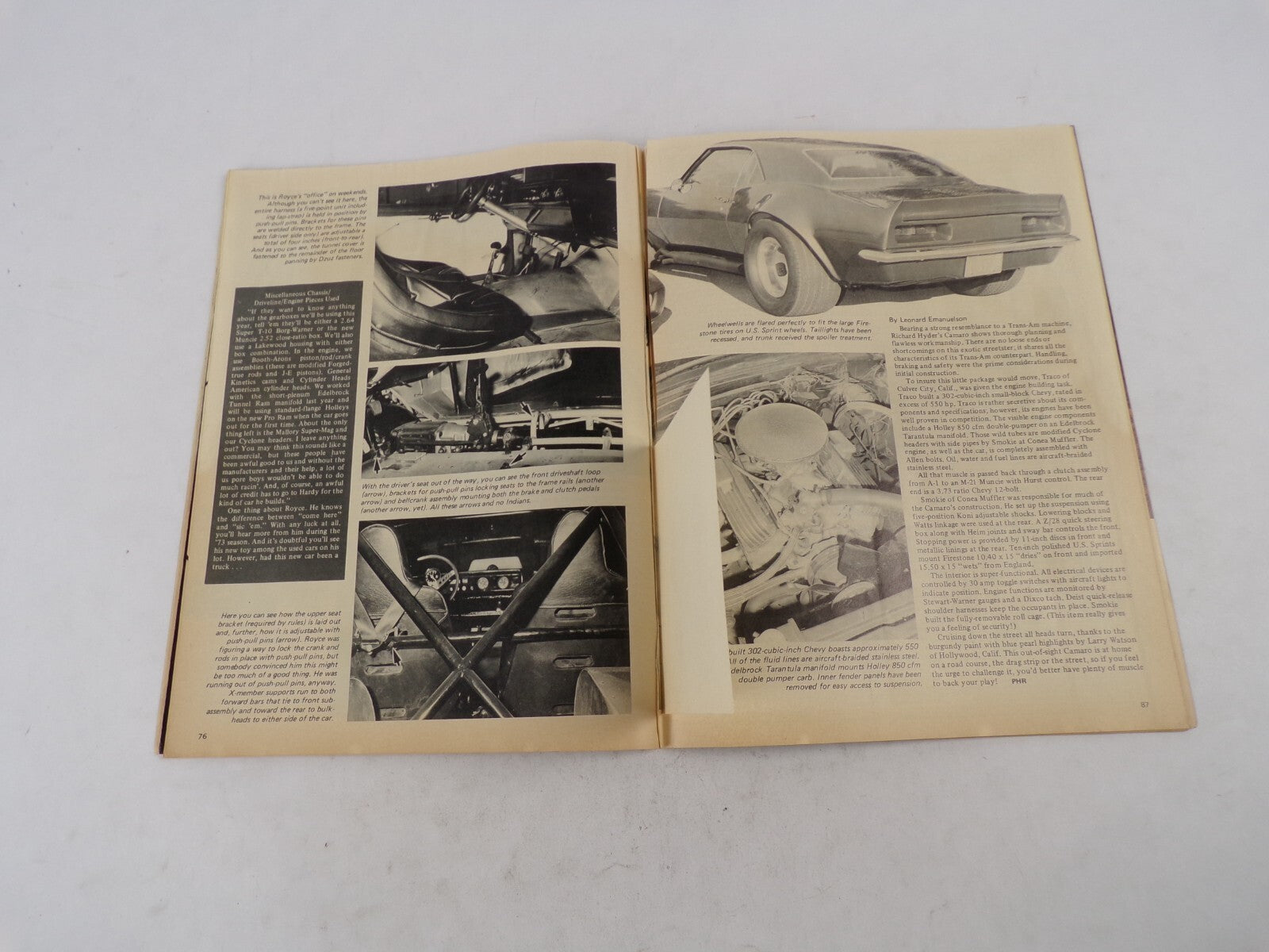 April 1973 Hot Rod  Magazine Wild Street Machine Project! Chevy Pro Tricks! Popu