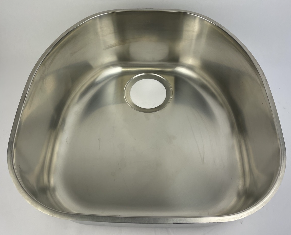 OEM Franke Single Bowl Kitchen Sink * Dual Mount * OD 17.25" STAINLESS STEEL