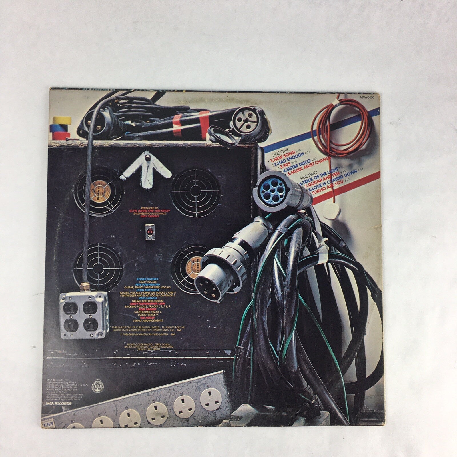 The Who - Who Are You-1978 Vinyl LP MCA 3050 SW