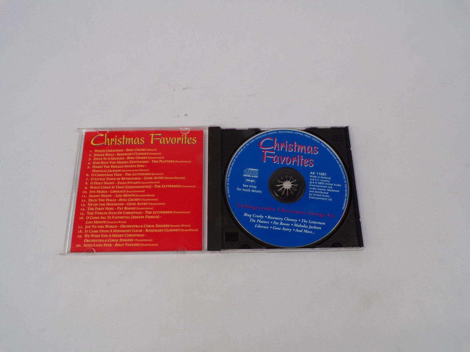 Christmas Favorites Unforgettable Christmas Songs By: White Christmas JinglCD#67